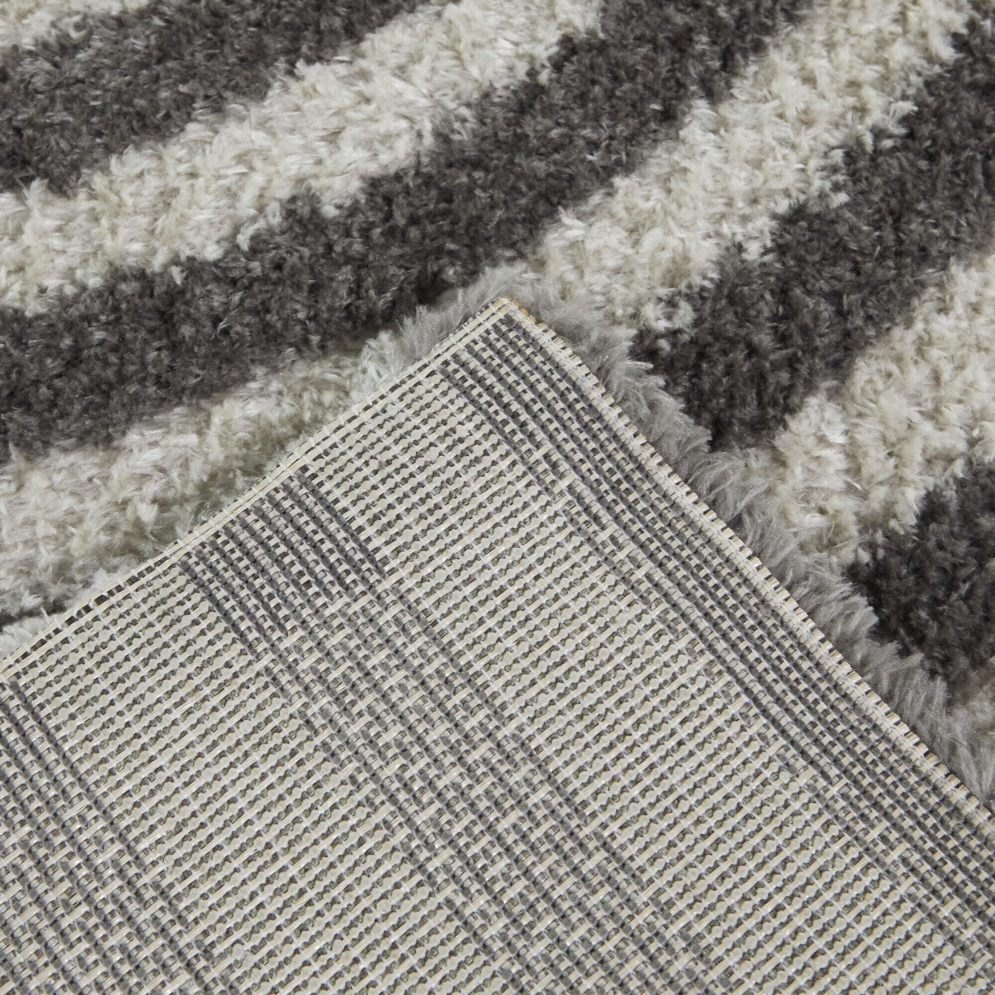 Balta Gerhard Modern Stripe 7' 10" x 10' Area Rug, Charcoal, large