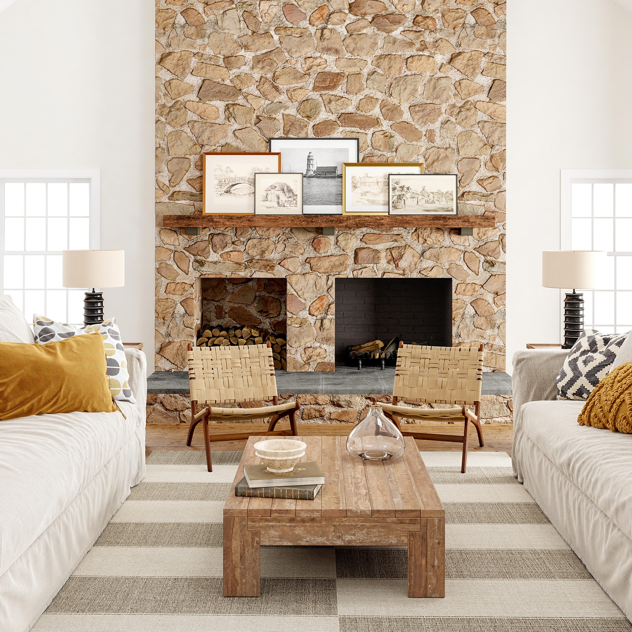 Nuloom Boxelder 4' x 6' Area Rug, Sand, large