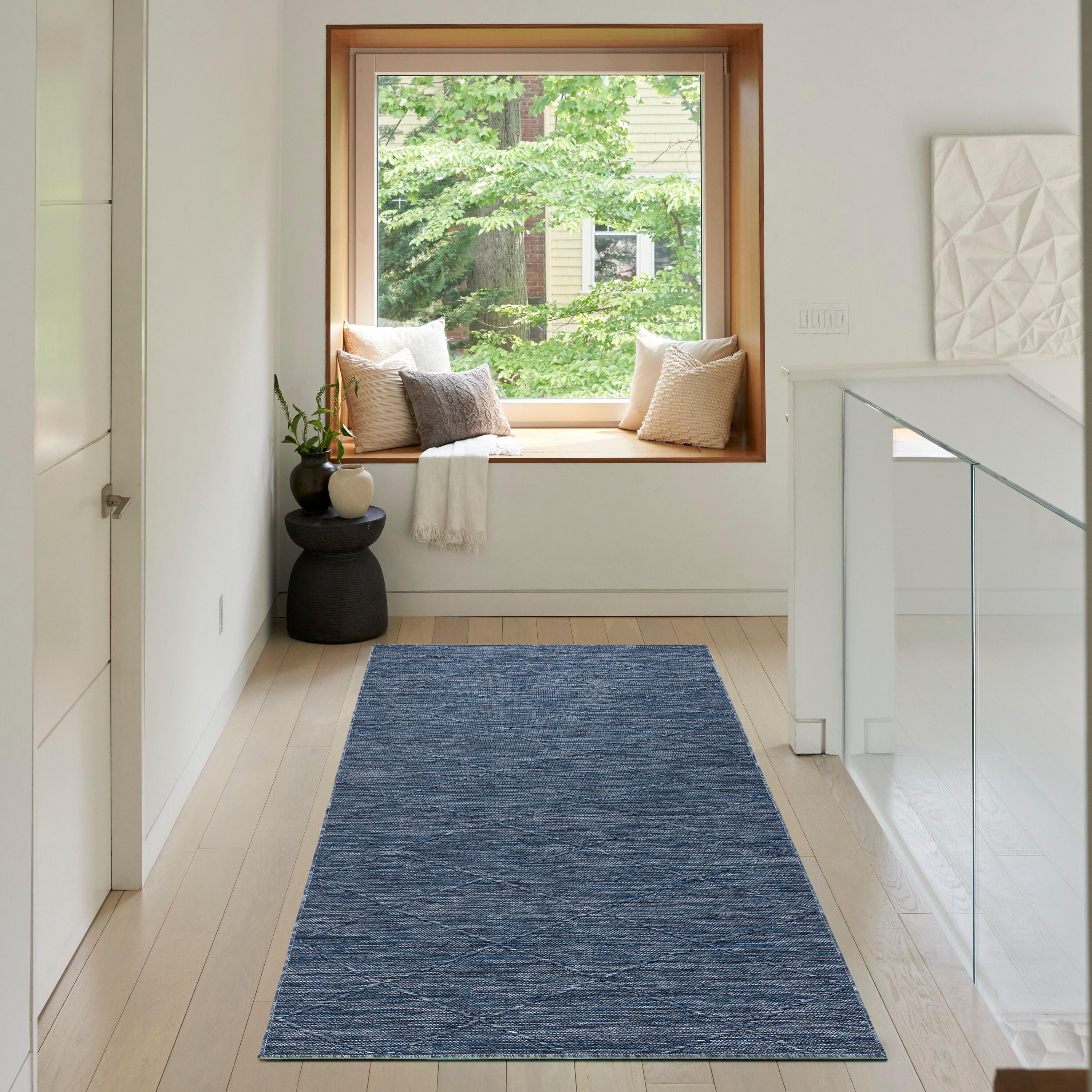 Nourison Home 3' x 5' Accent Rug, Navy Blue, rollover