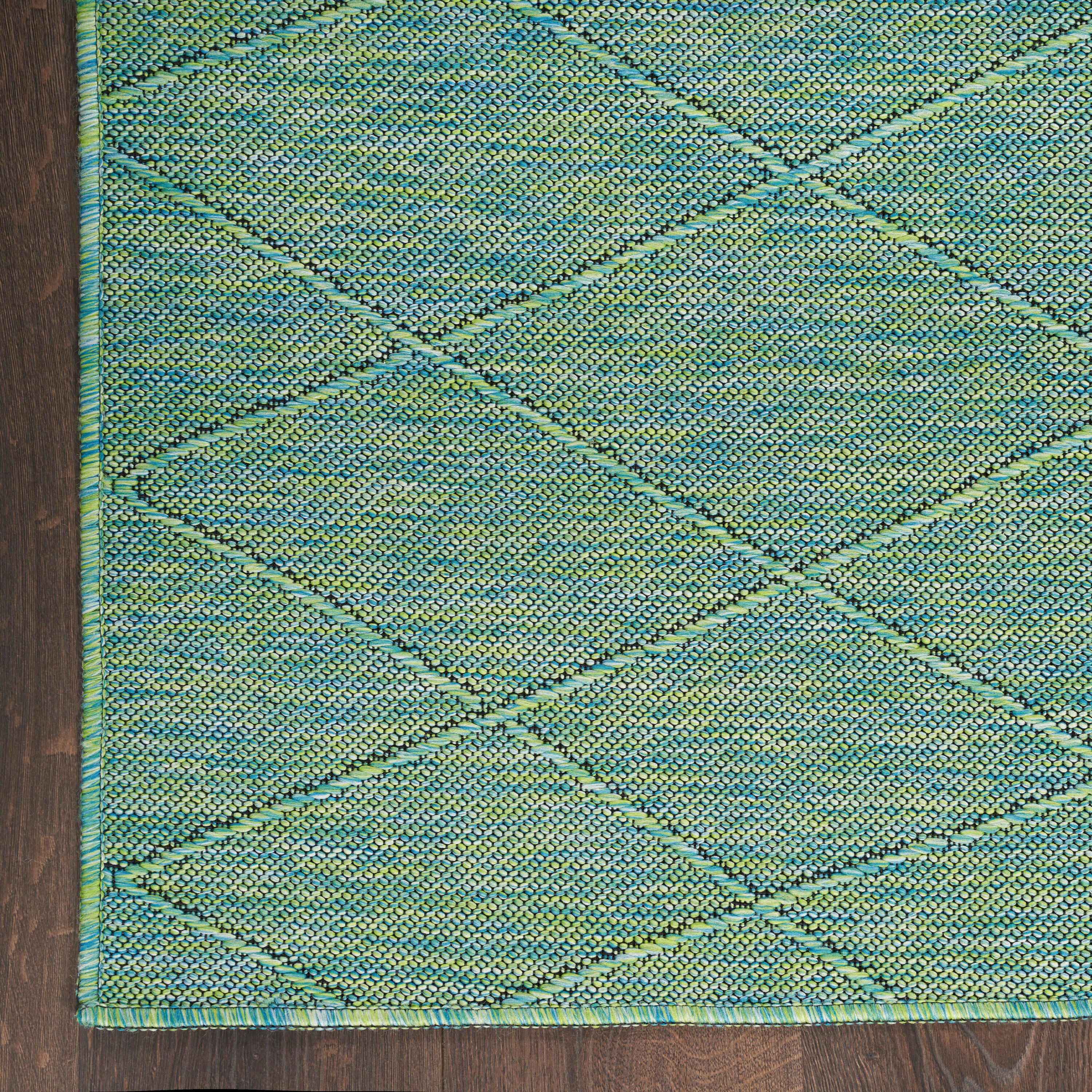 Nourison Home 4' x 6' Accent Rug, Blue/Green, large