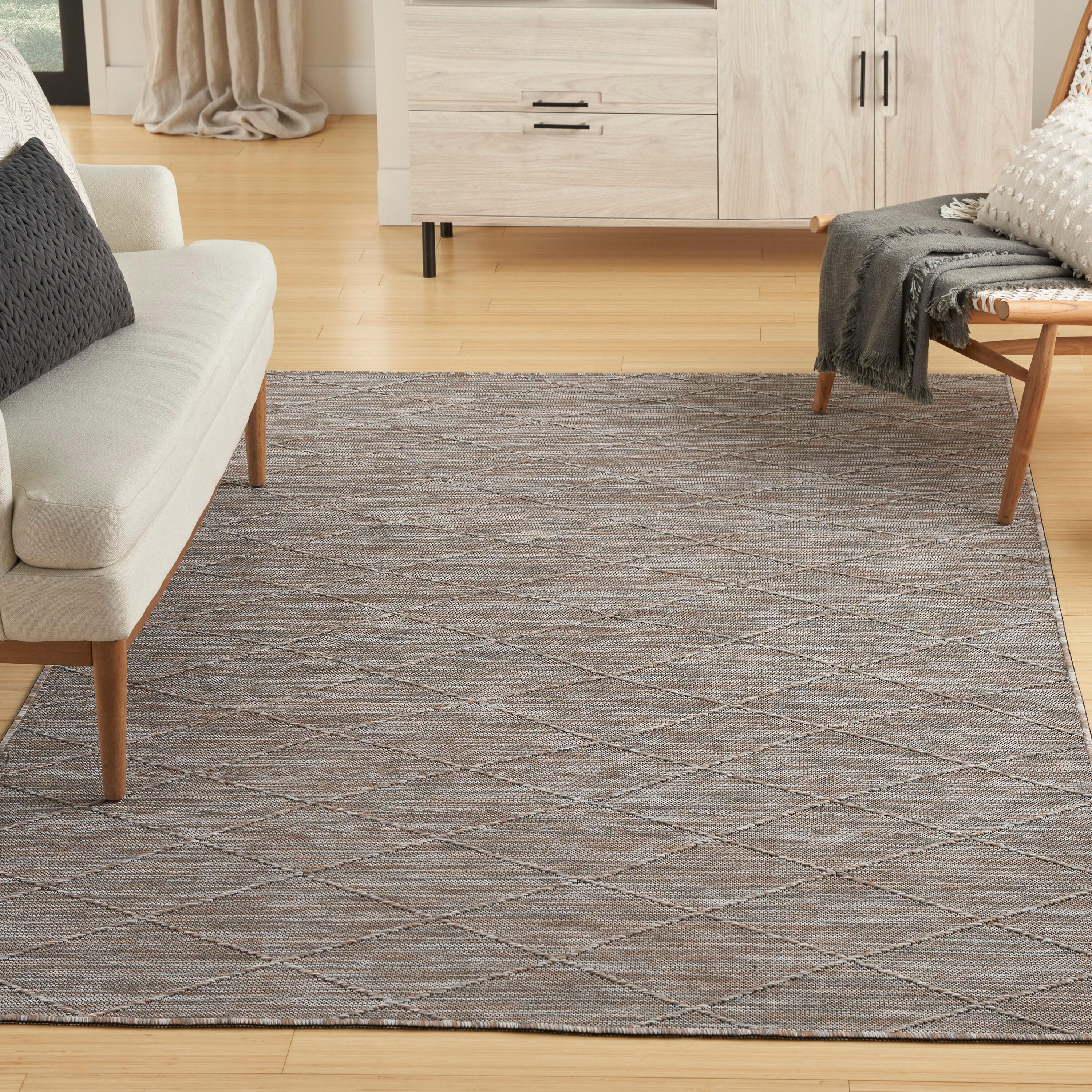 Nourison Home 4' x 6' Accent Rug, Gray Mocha, rollover