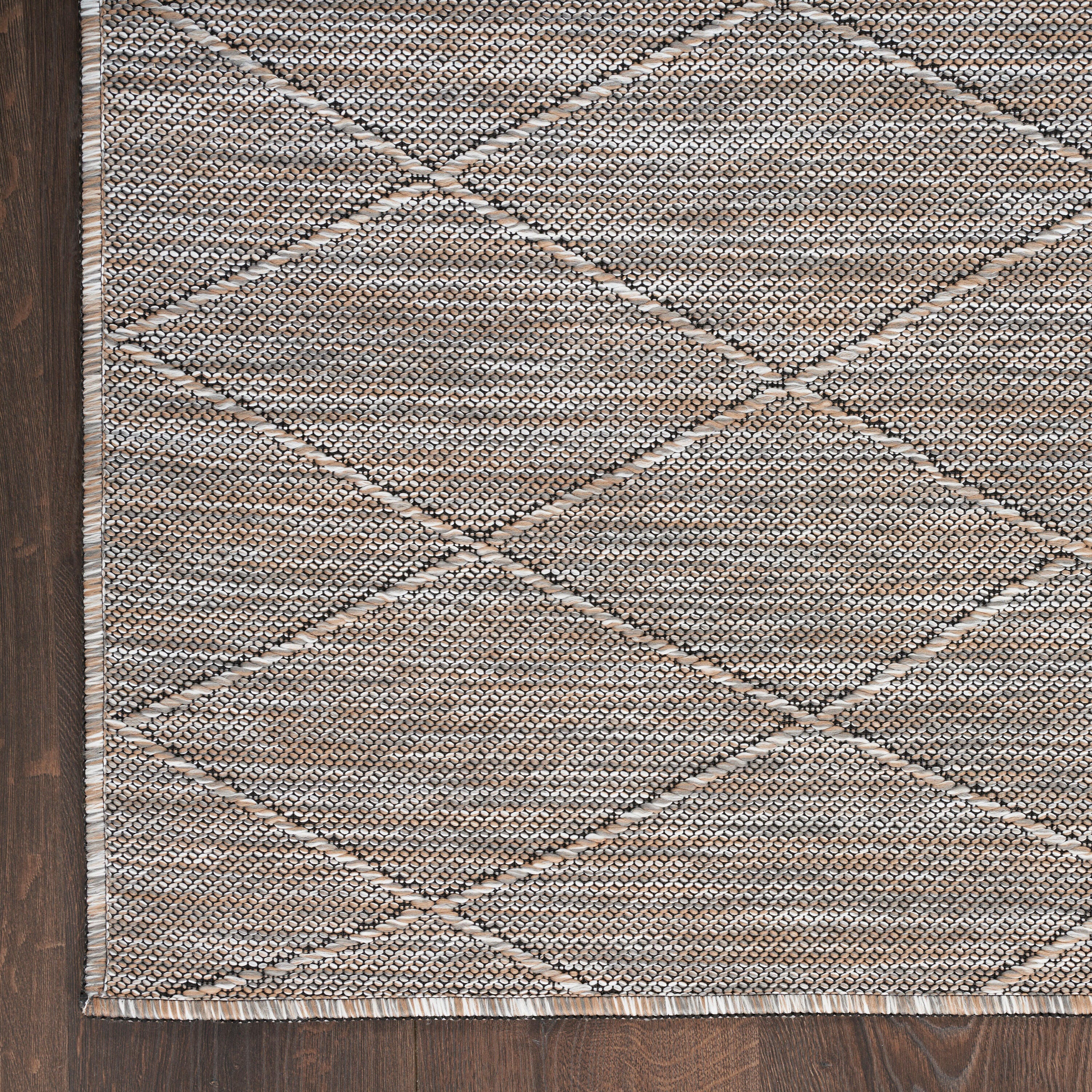 Nourison Home 4' x 6' Accent Rug, Gray Mocha, large