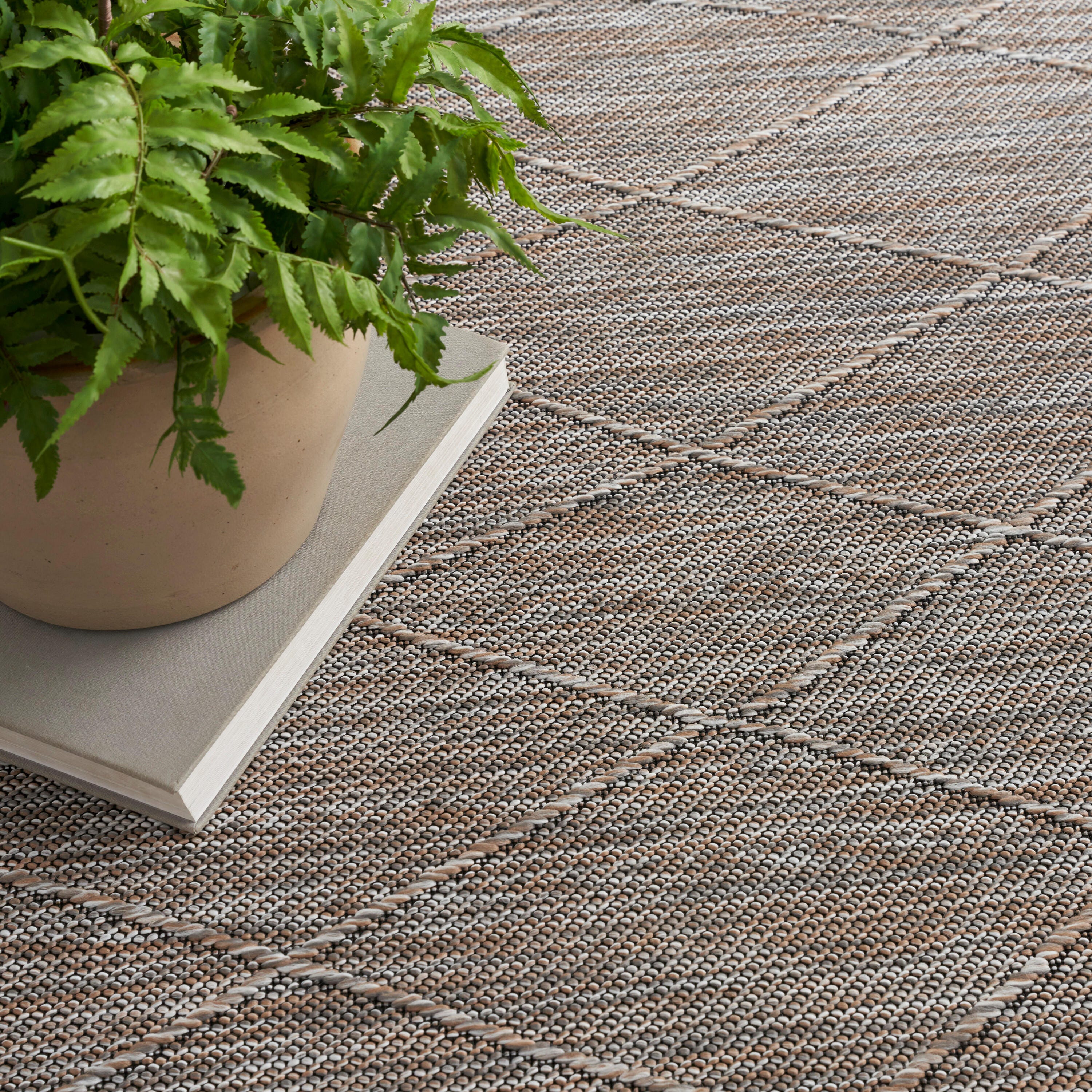 Nourison Home 4' x 6' Accent Rug, Gray Mocha, large