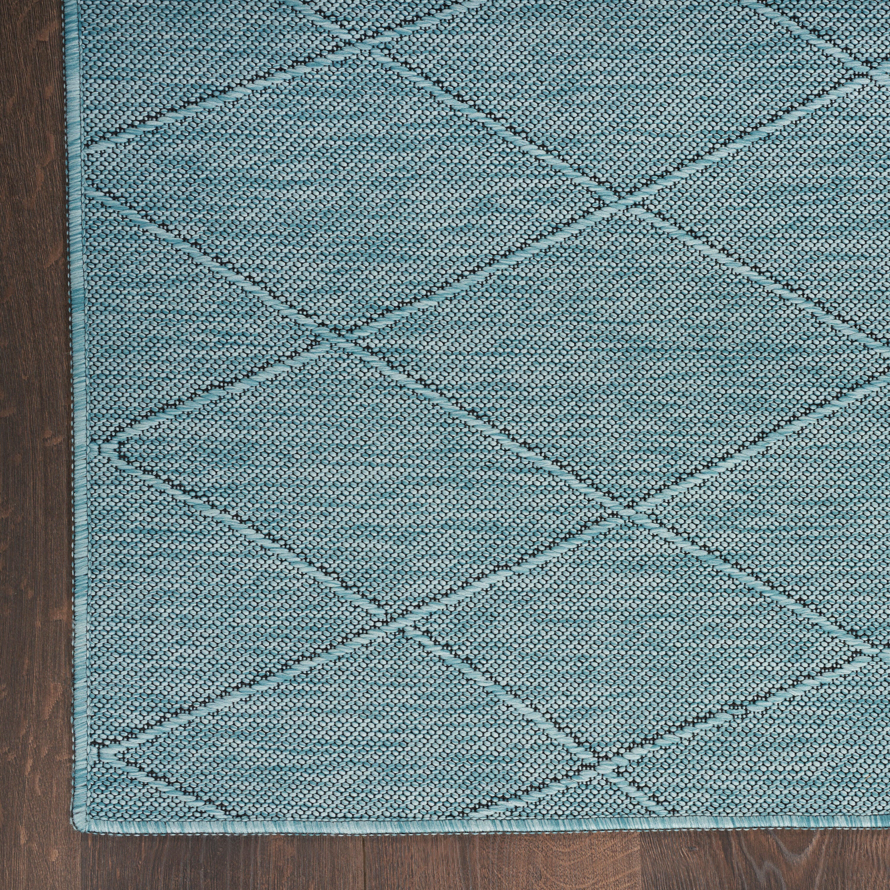 Nourison Home 5' x 7' Area Rug, Aqua, large