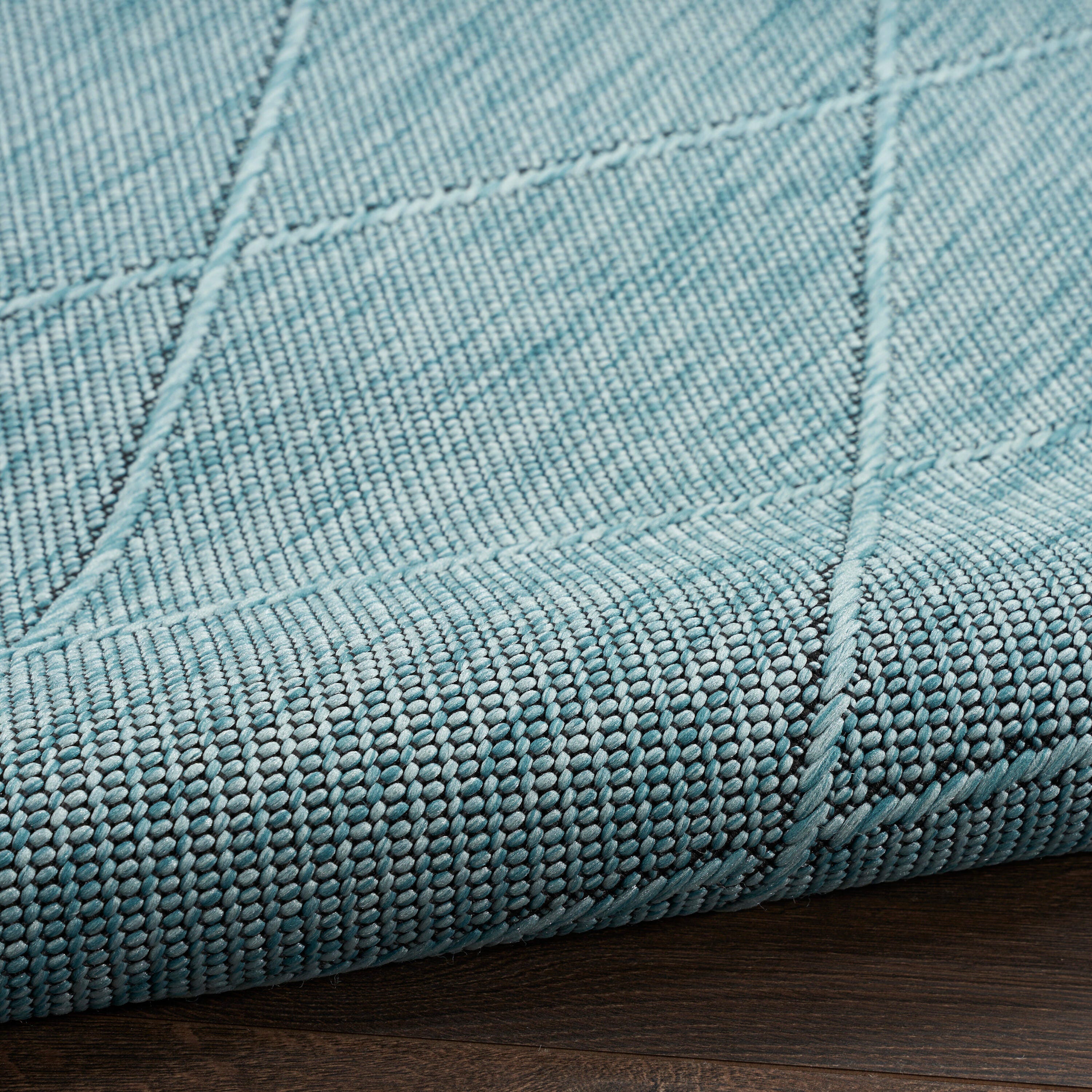 Nourison Home 5' x 7' Area Rug, Aqua, large