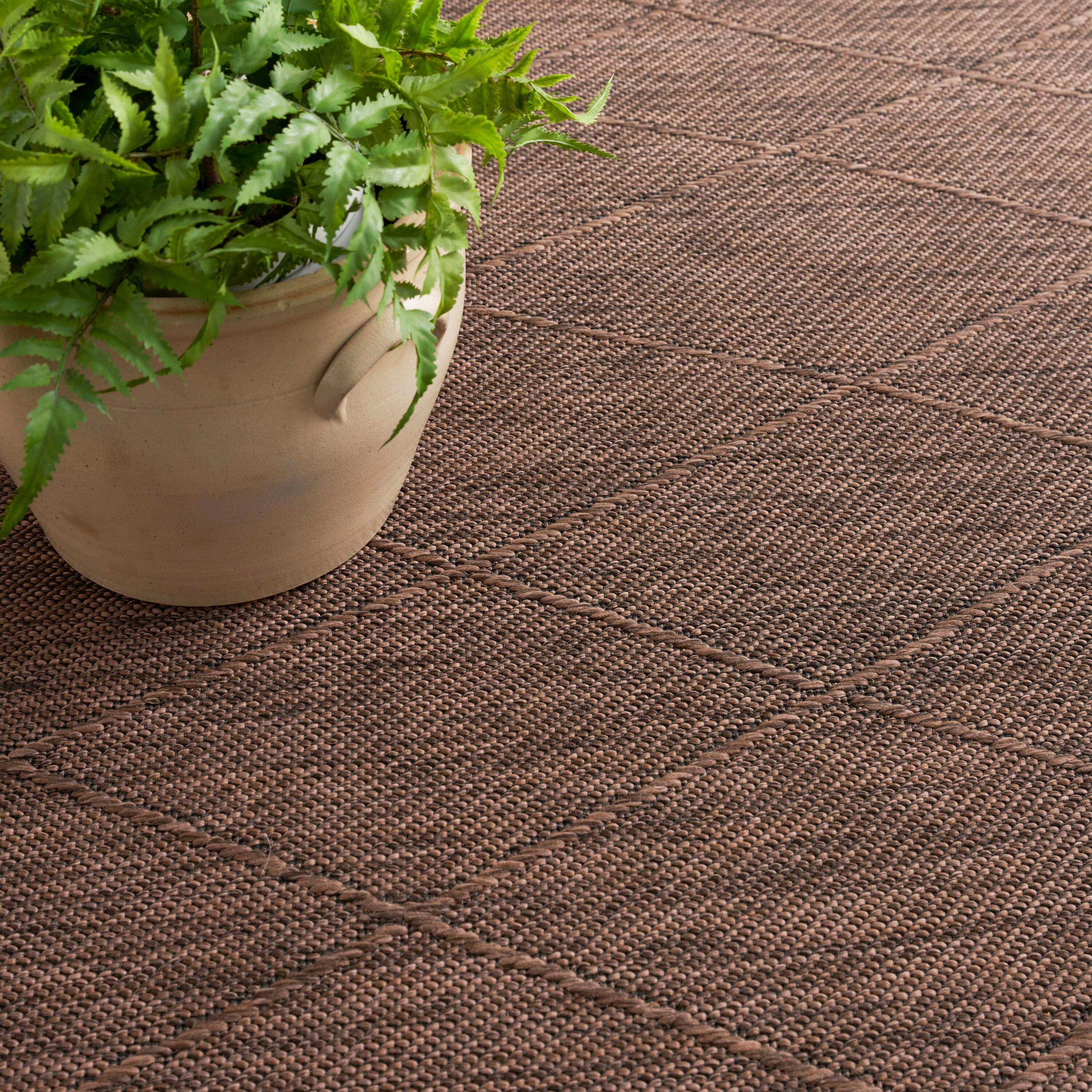 Nourison Home 5' x 7' Area Rug, Mocha, large