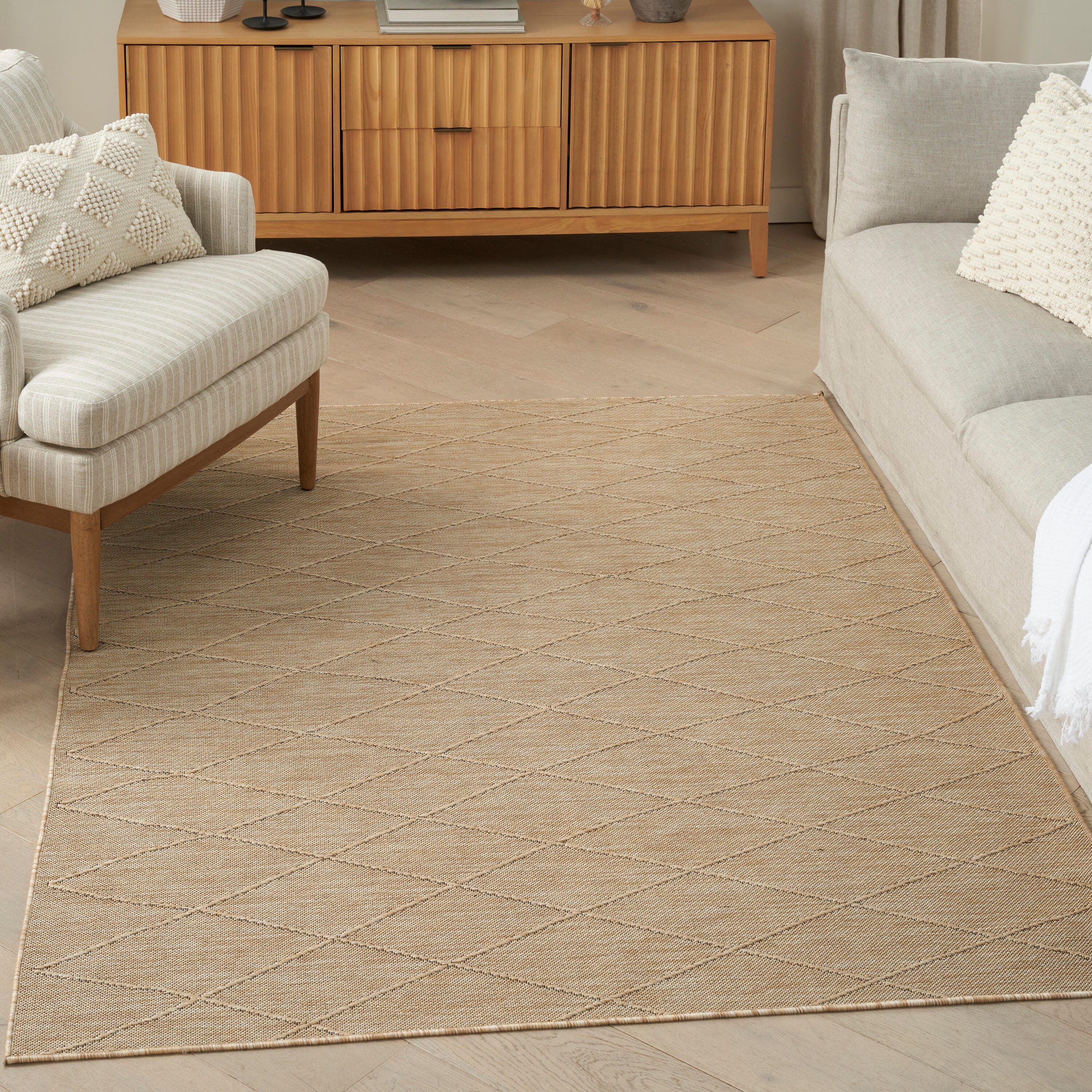 Nourison Home 6' x 9' Area Rug, Natural, rollover