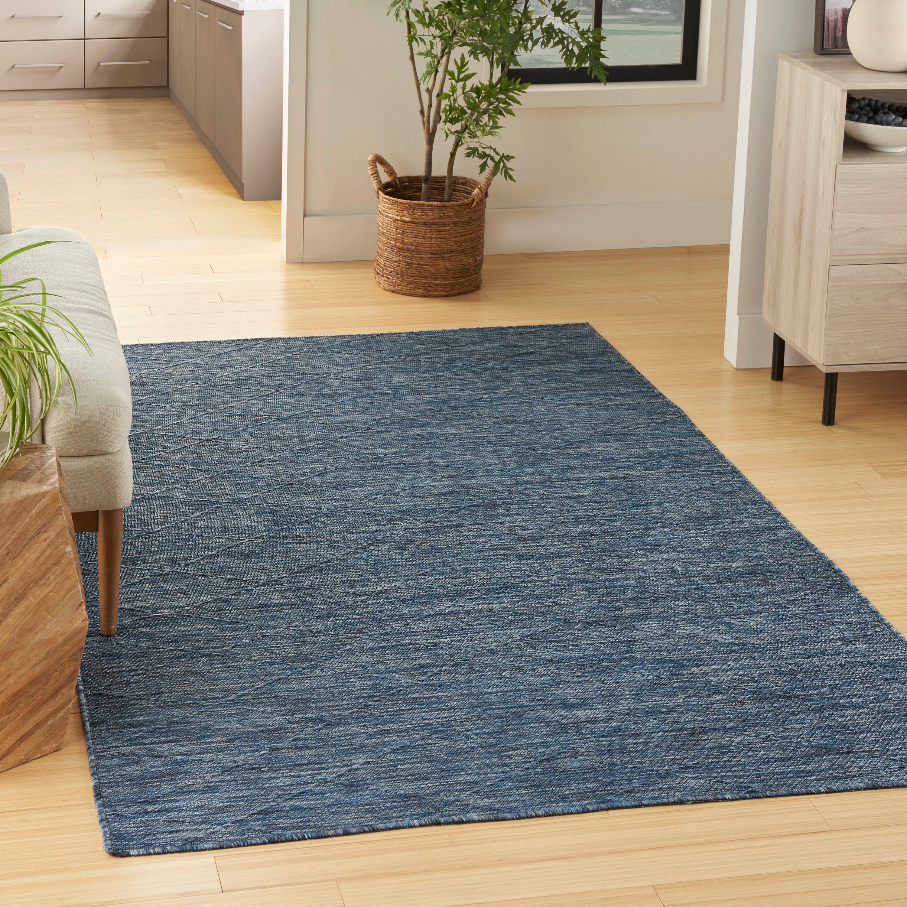 Nourison Home 6' x 9' Area Rug, Navy Blue, rollover