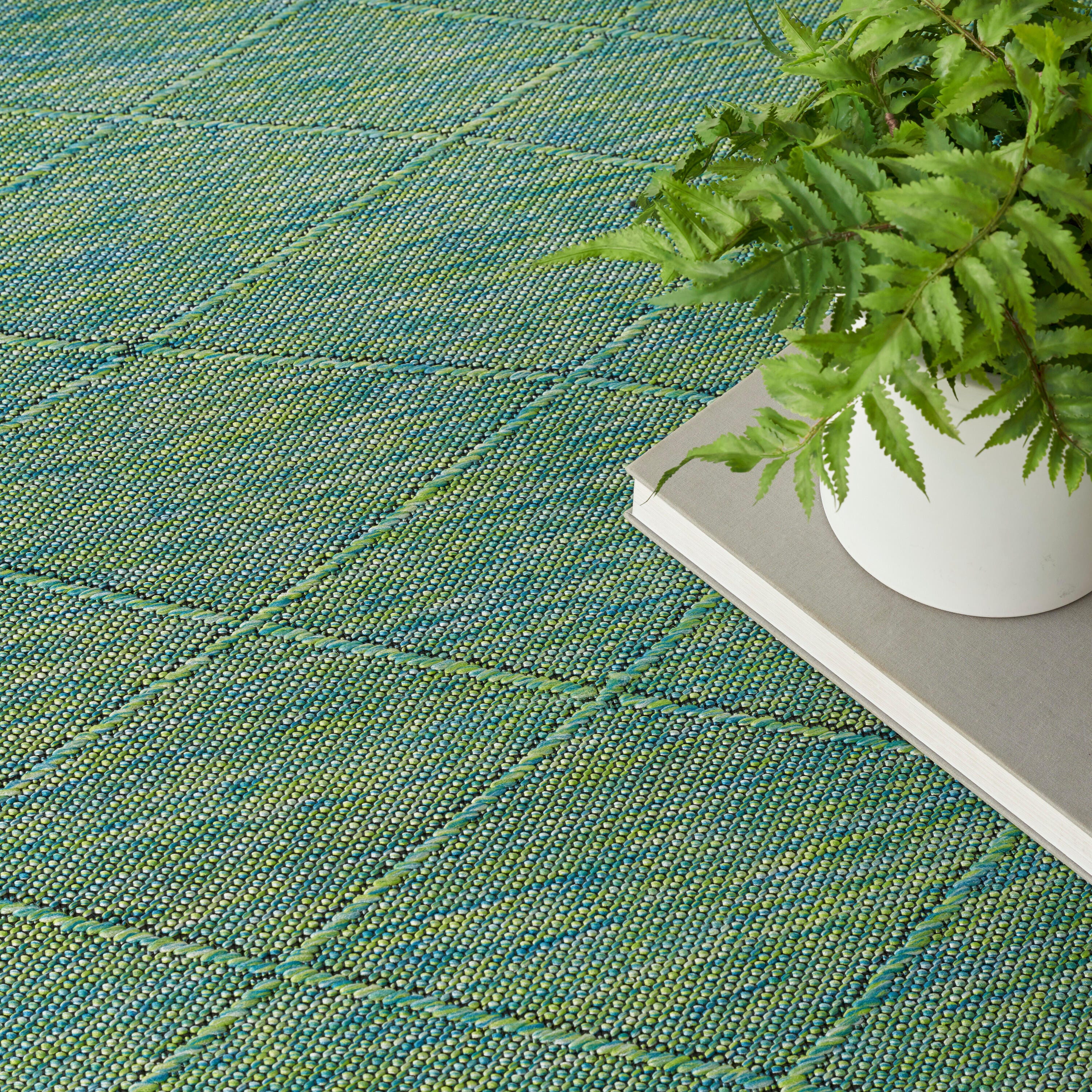 Nourison Home 8' x 10' Area Rug, Blue/Green, large