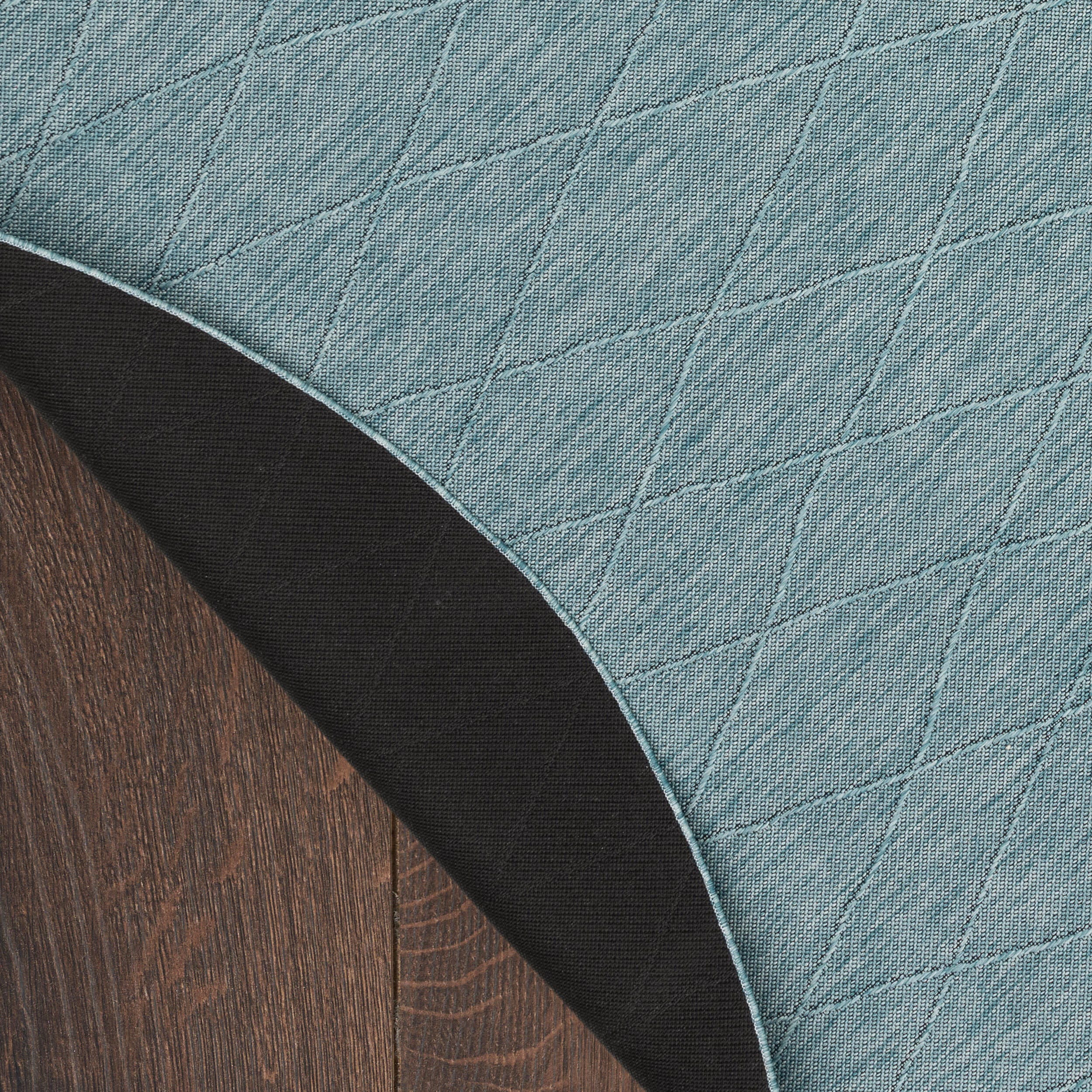 Nourison Home 8' Round Area Rug, Aqua, large