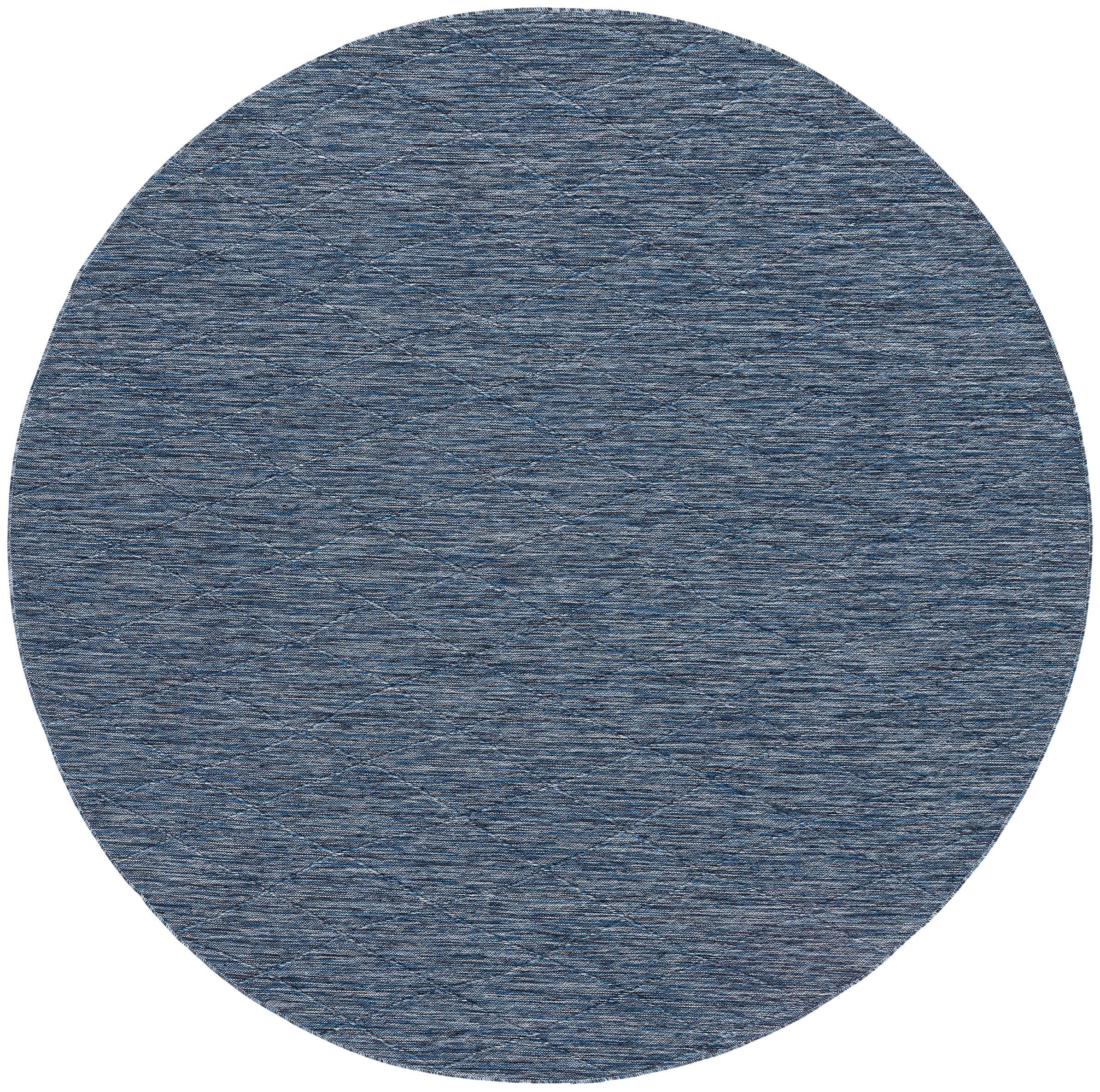 Nourison Home 8' Round Area Rug, Navy Blue, large