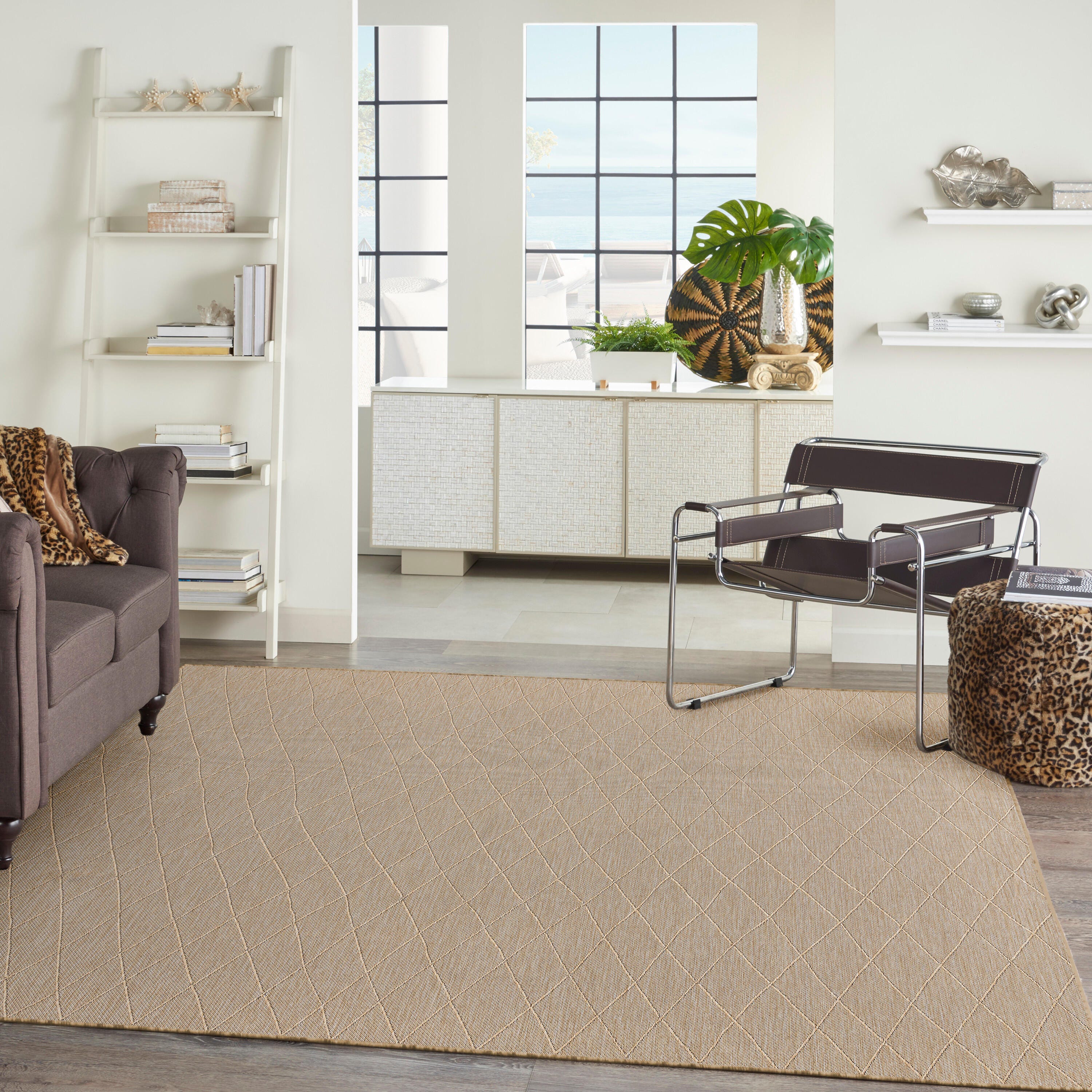 Nourison Home 9' x 12' Area Rug, Natural, large