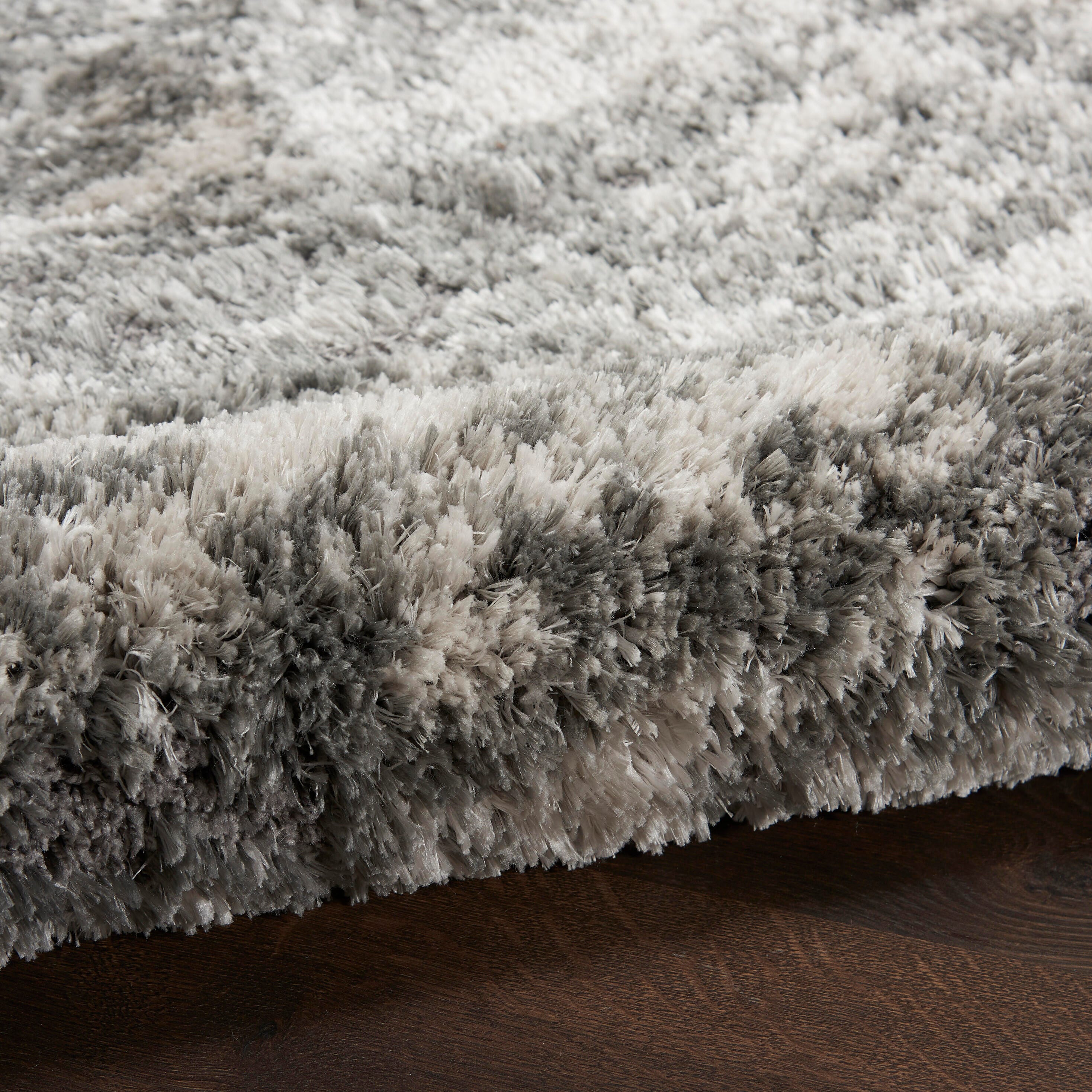 Nourison Home Mixed Dreamy Shag Rug, Charcoal Gray, large