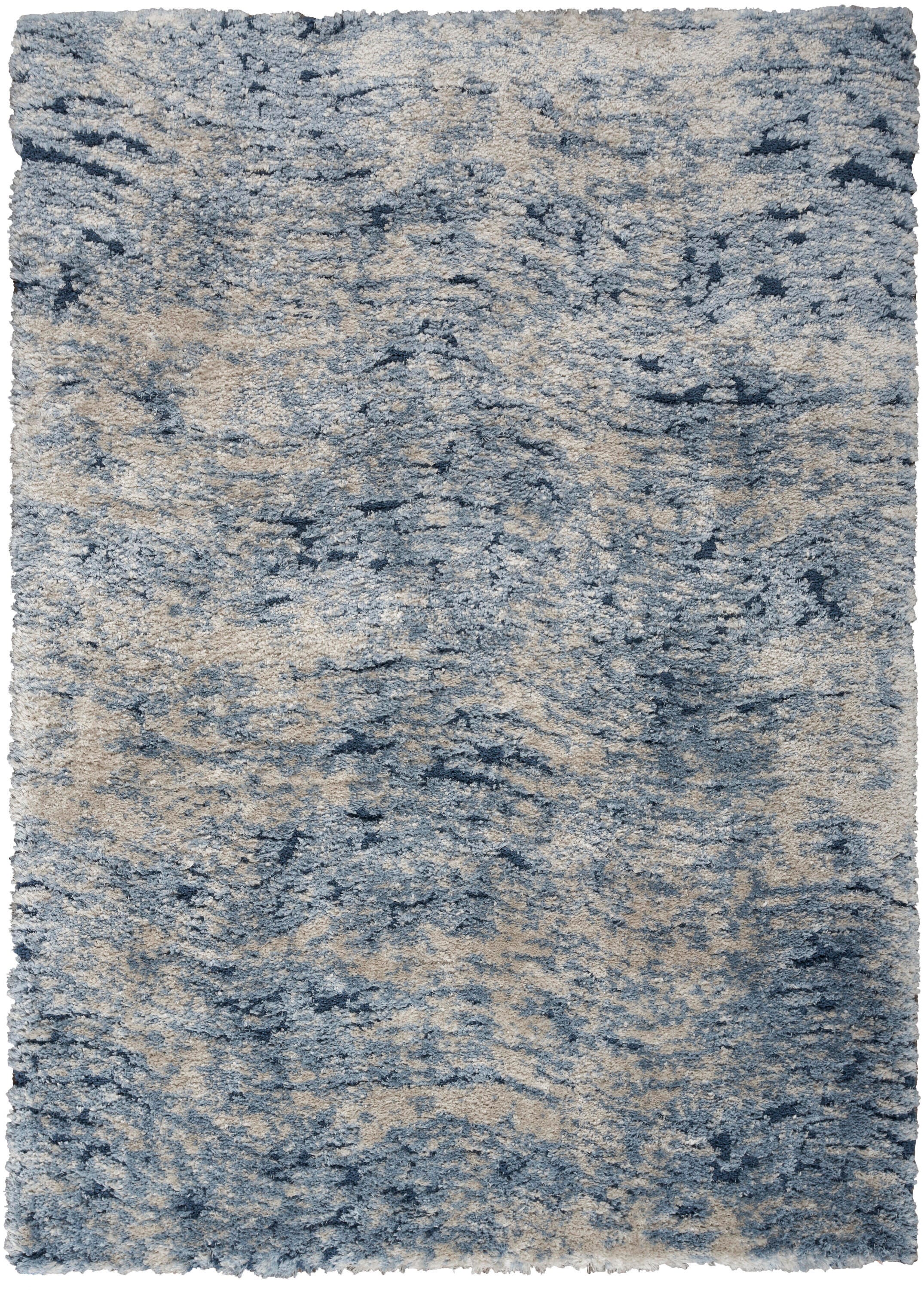 Nourison Home Waves Dreamy Shag Rug, Light Blue, large