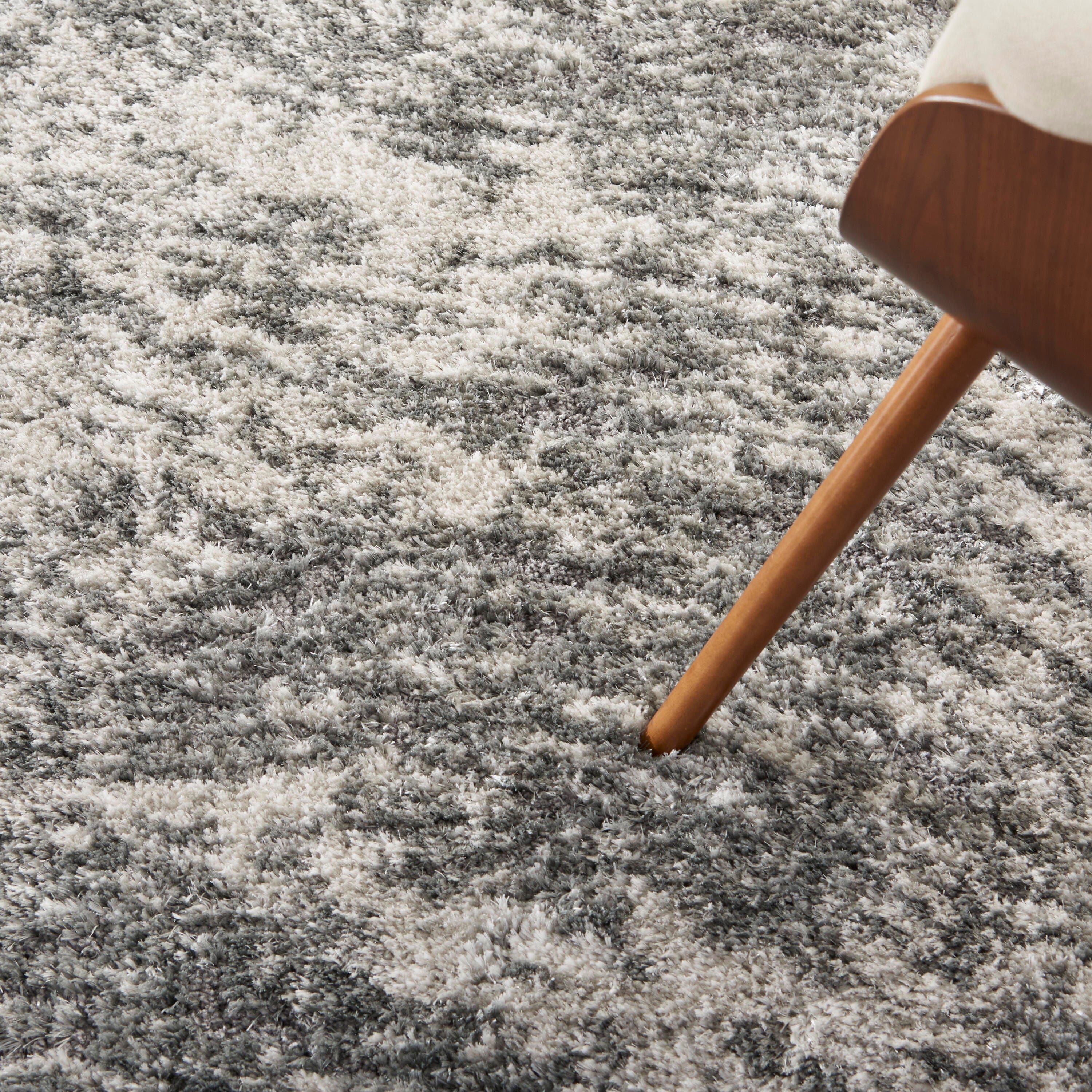 Nourison Home Mixed Dreamy Shag Rug, Charcoal Gray, large
