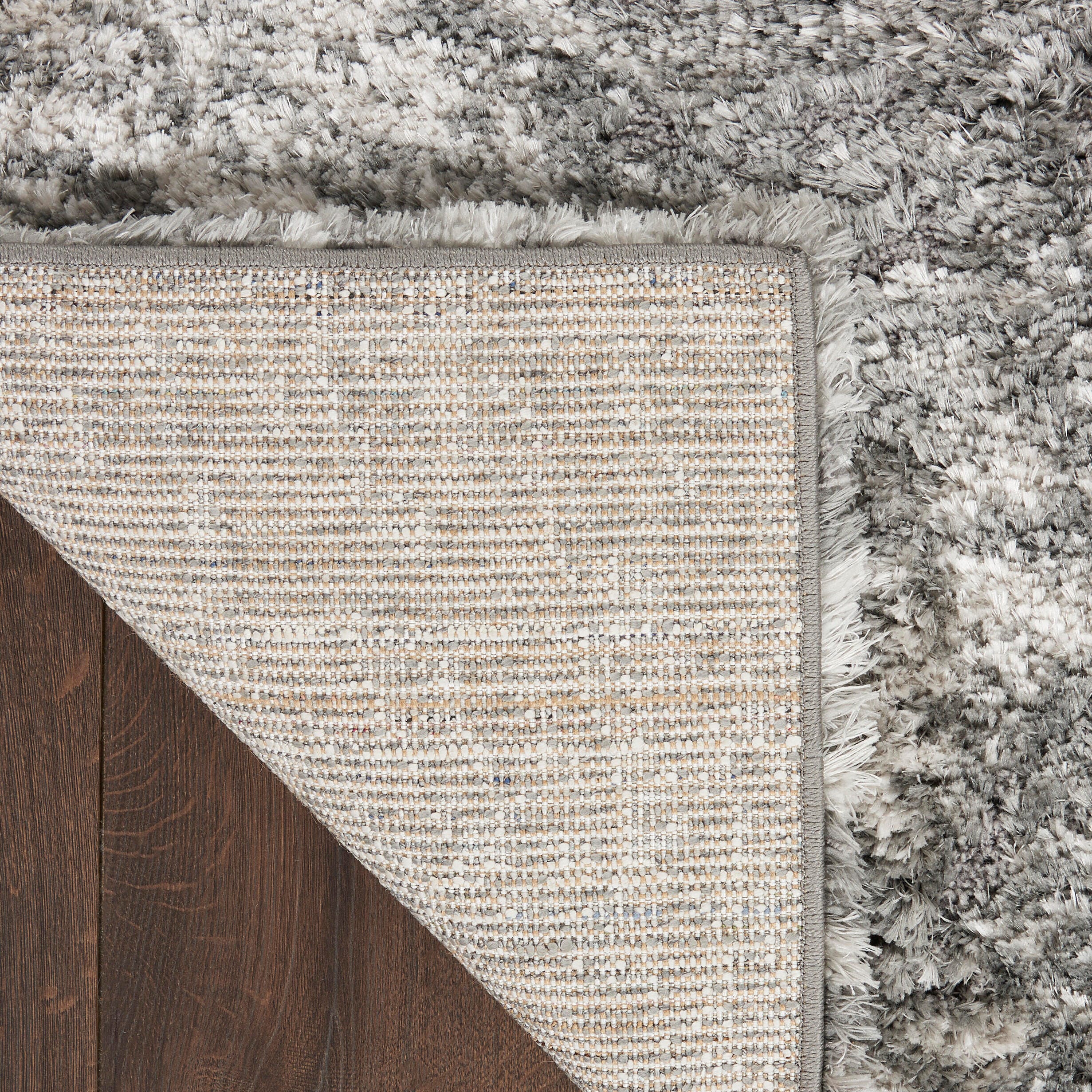 Nourison Home Mixed Dreamy Shag Rug, Charcoal Gray, large