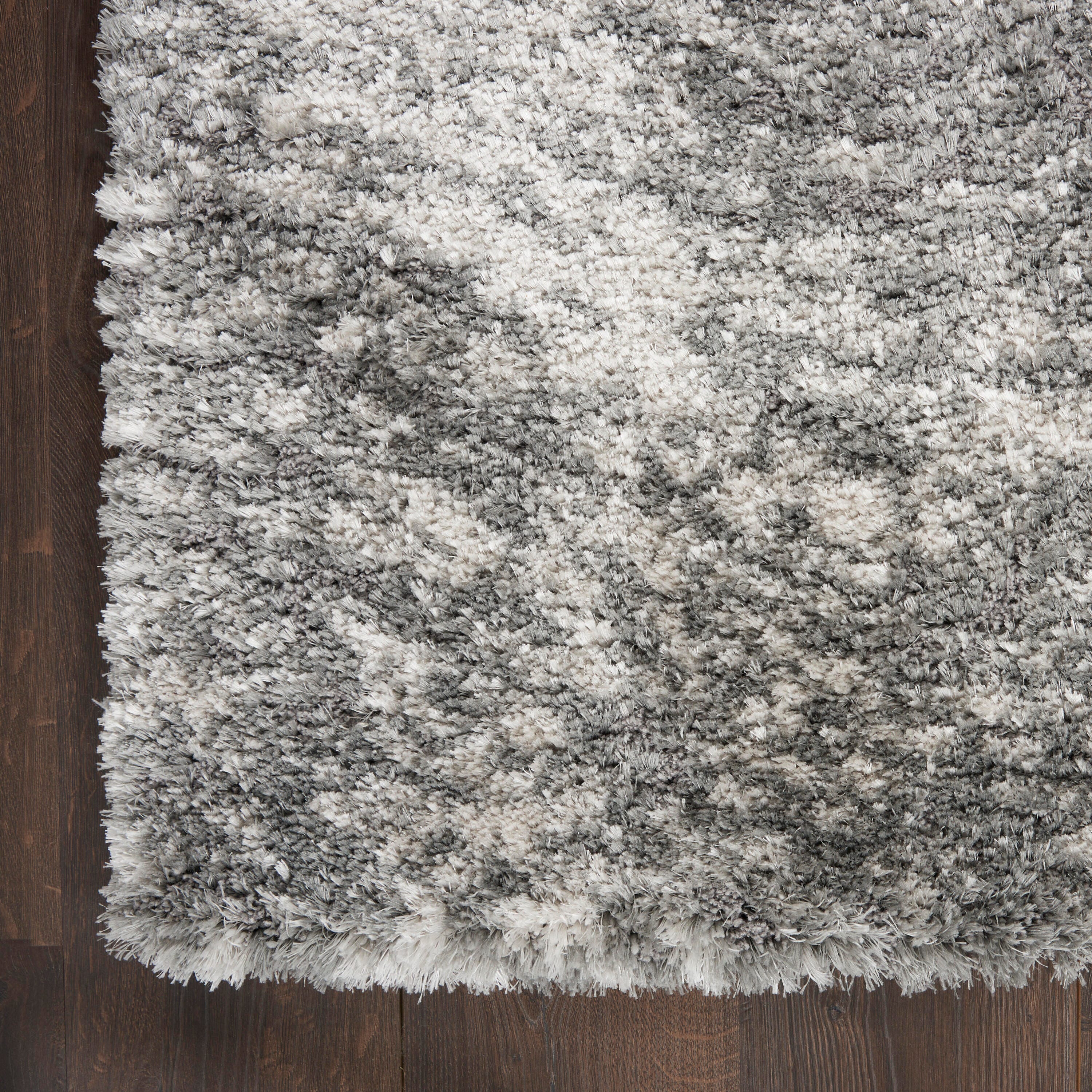 Nourison Home Mixed Dreamy Shag Rug, Charcoal Gray, large