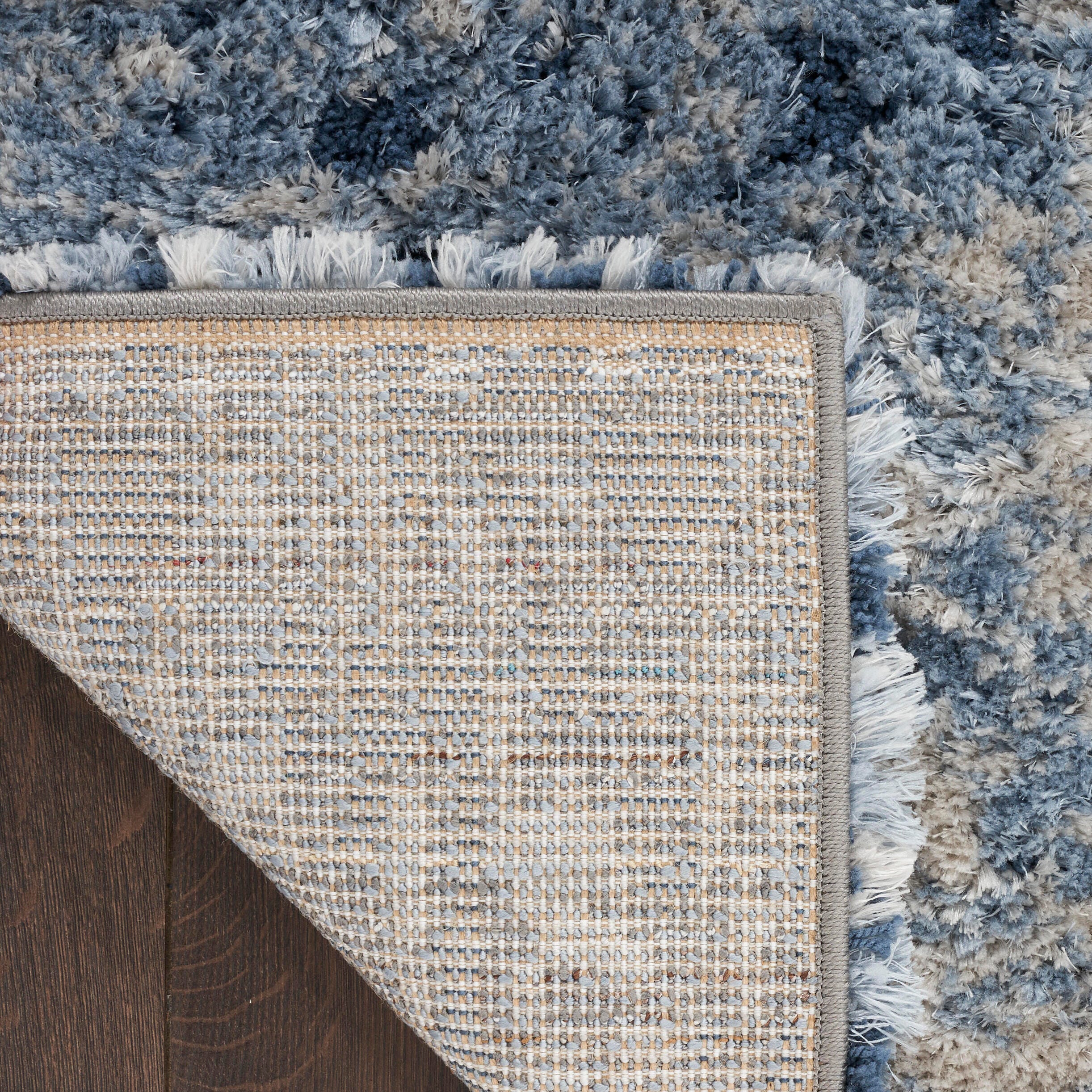 Nourison Home Waves Dreamy Shag Rug, Light Blue, large