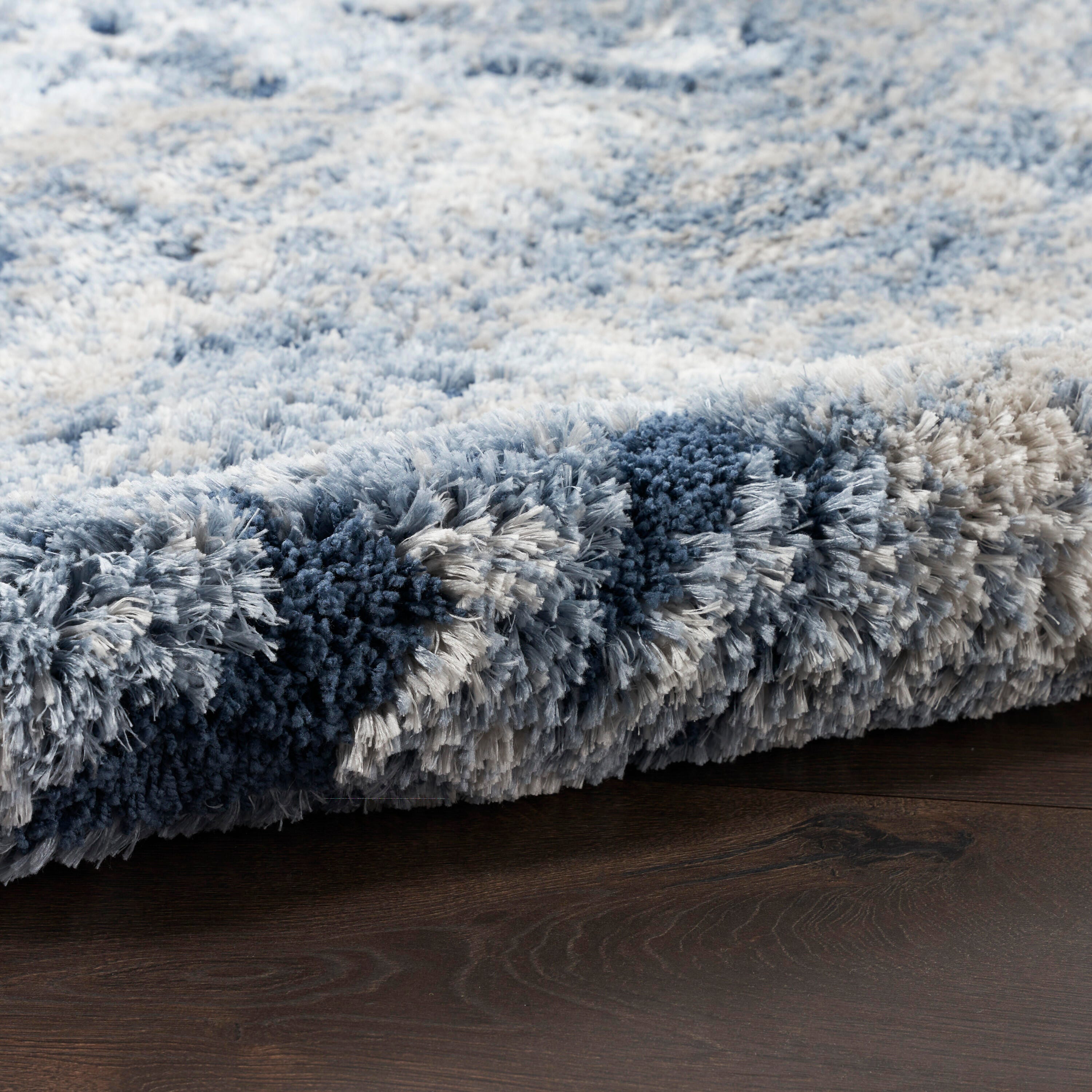 Nourison Home Waves Dreamy Shag Rug, Light Blue, large