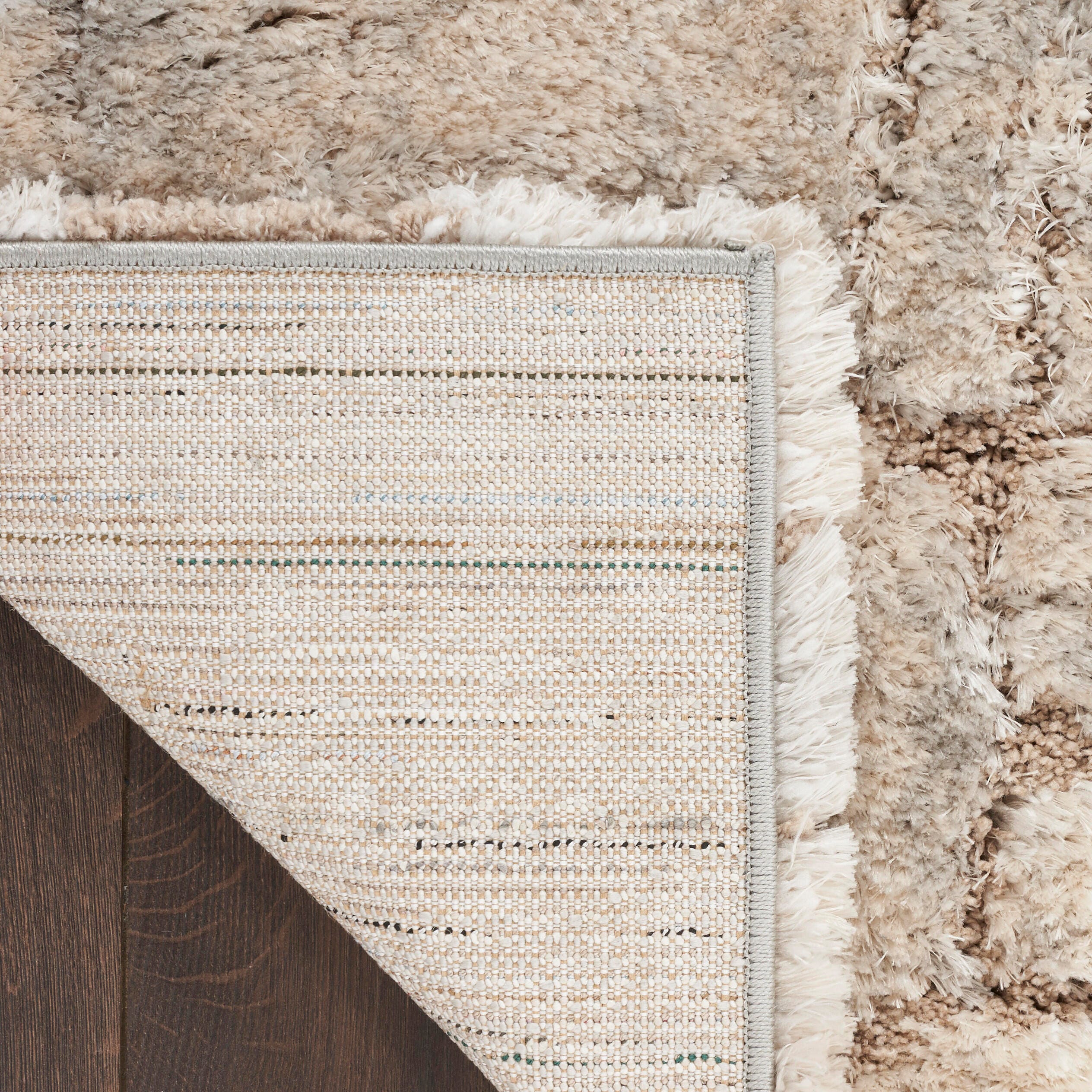 Nourison Home Dreamy Shag Rug, Ivory Beige, large
