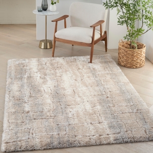 Nourison Home Dreamy Shag Rug, Ivory Beige, rollover
