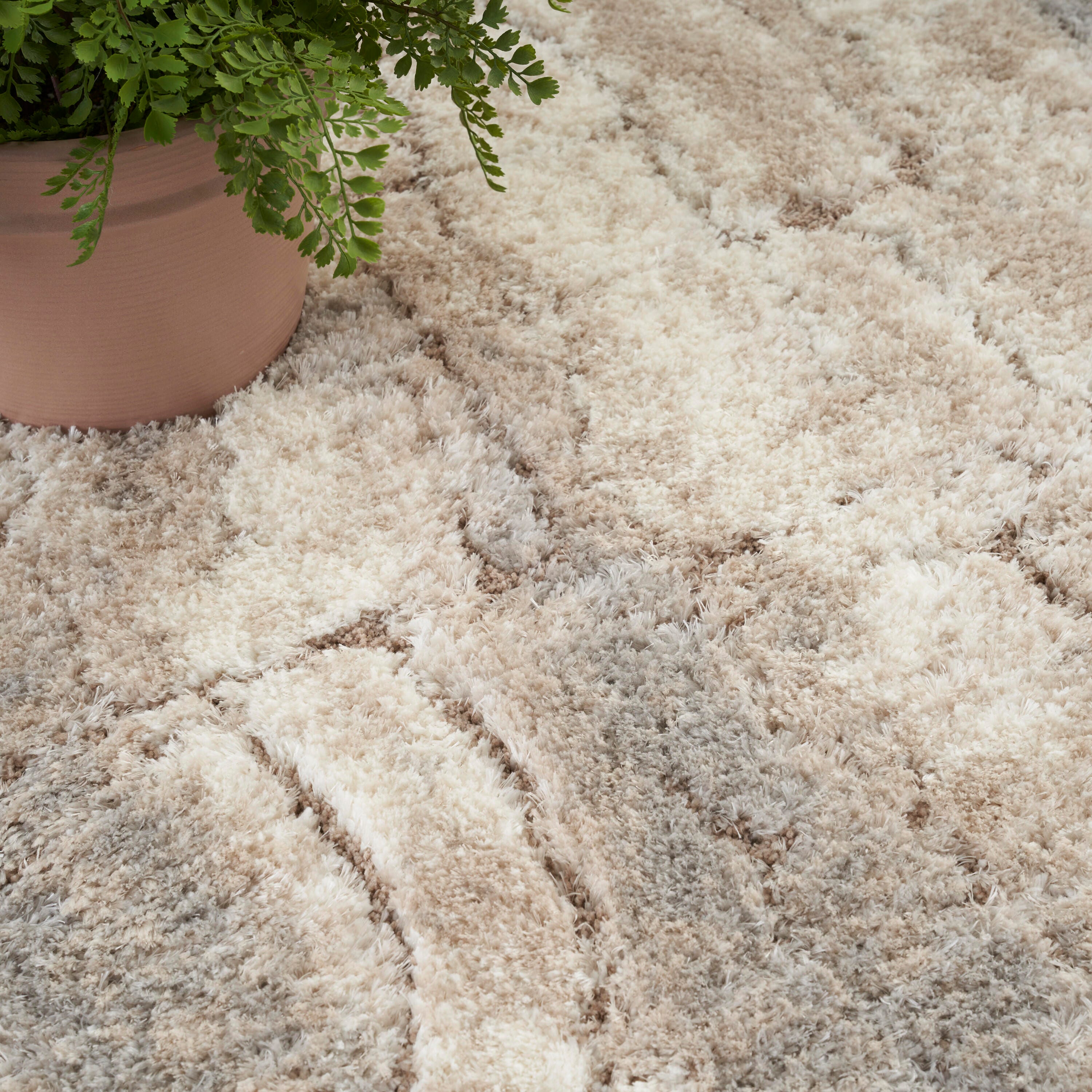 Nourison Home Dreamy Shag Rug, Ivory Beige, large