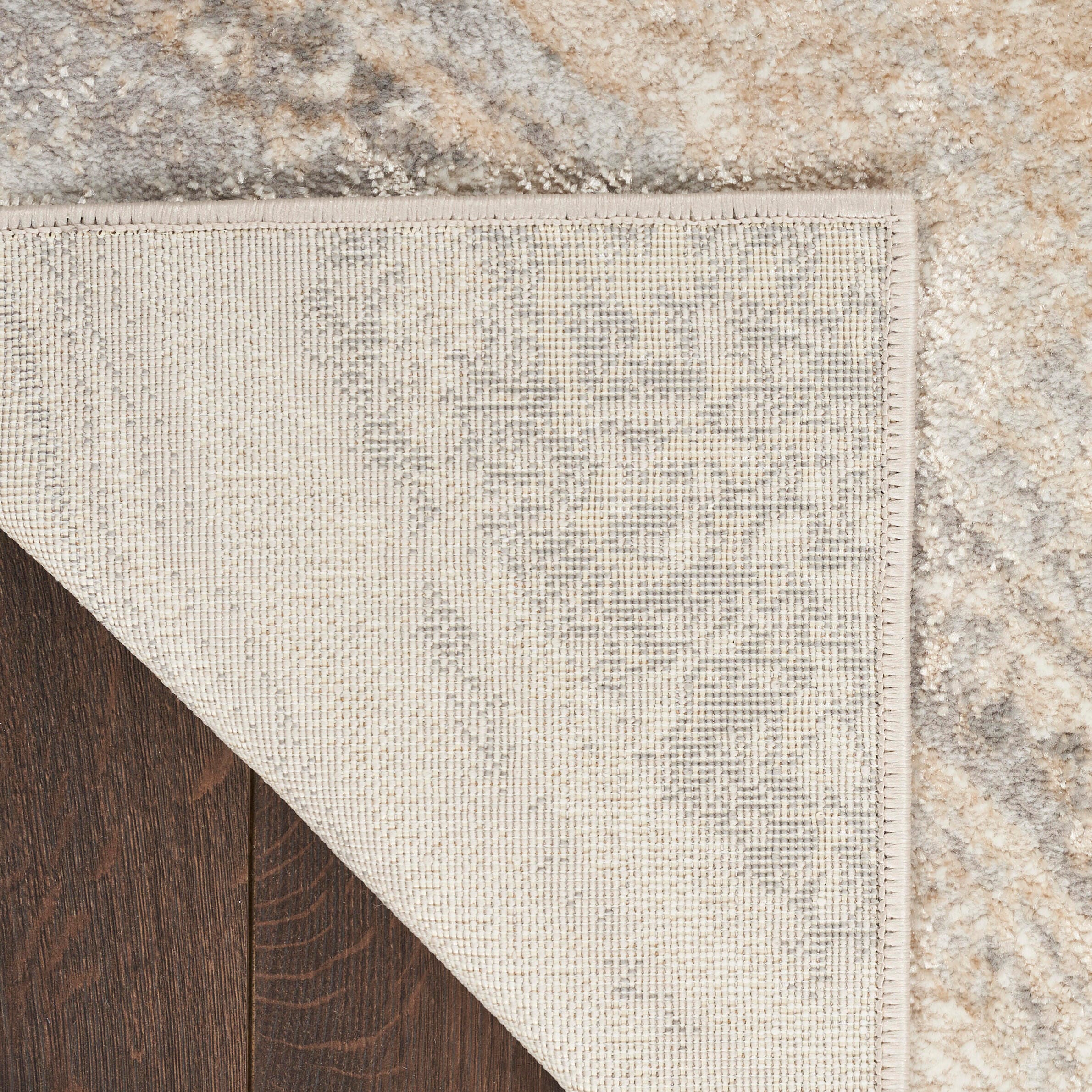 Nourison Home Brushstrokes 7'10" x 9'10" Area Rug, Cream/Gray, large