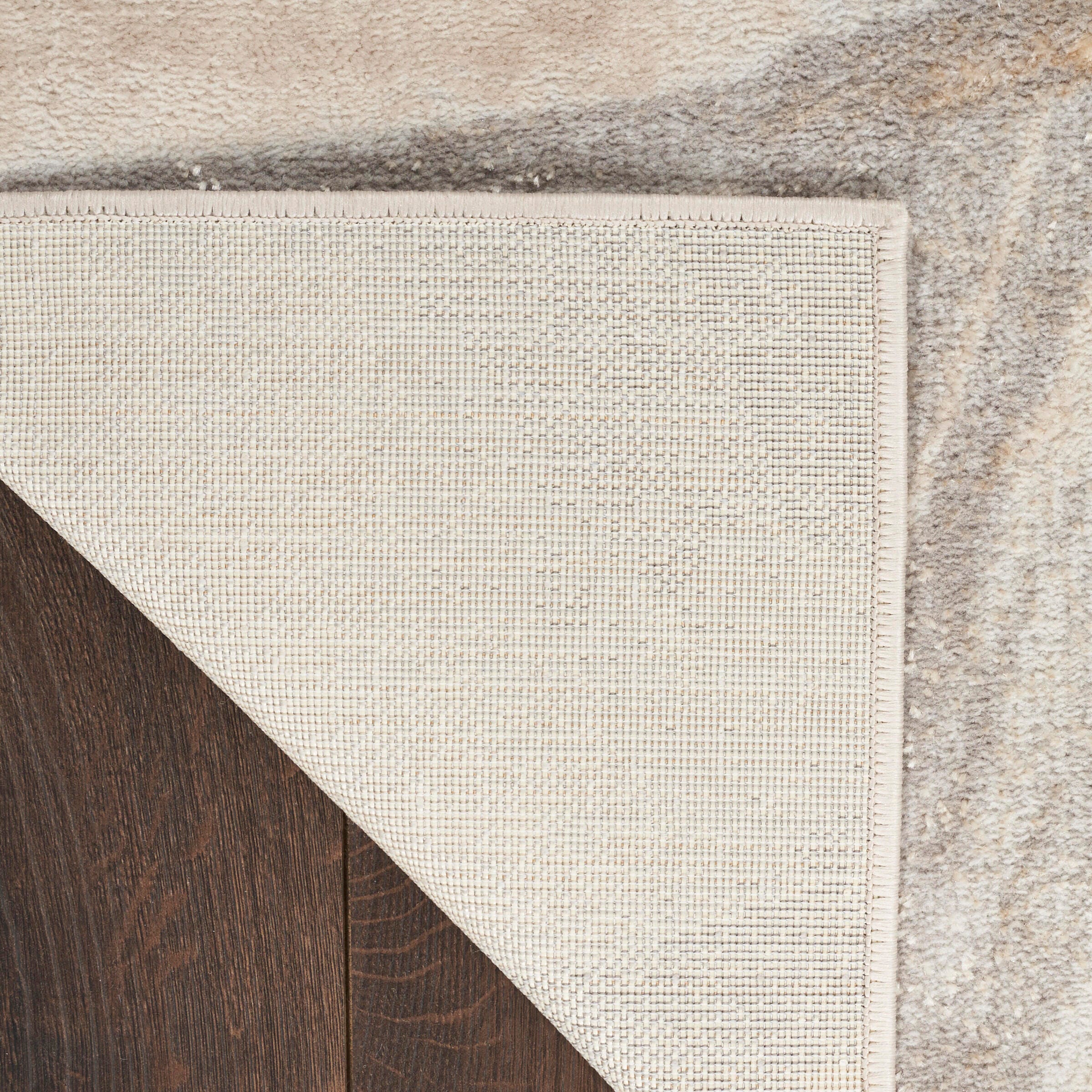 Nourison Home Brushstrokes 2'2" x 7'6" Area Rug, Beige/Gray, large