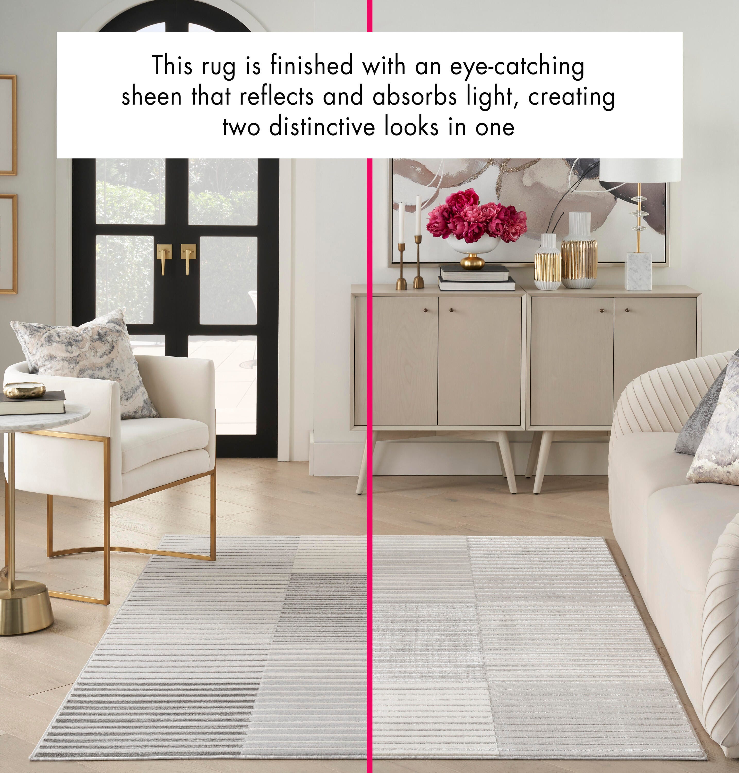 Nourison Home Brushstrokes 9' x 12' Area Rug, Silver/Gray, large