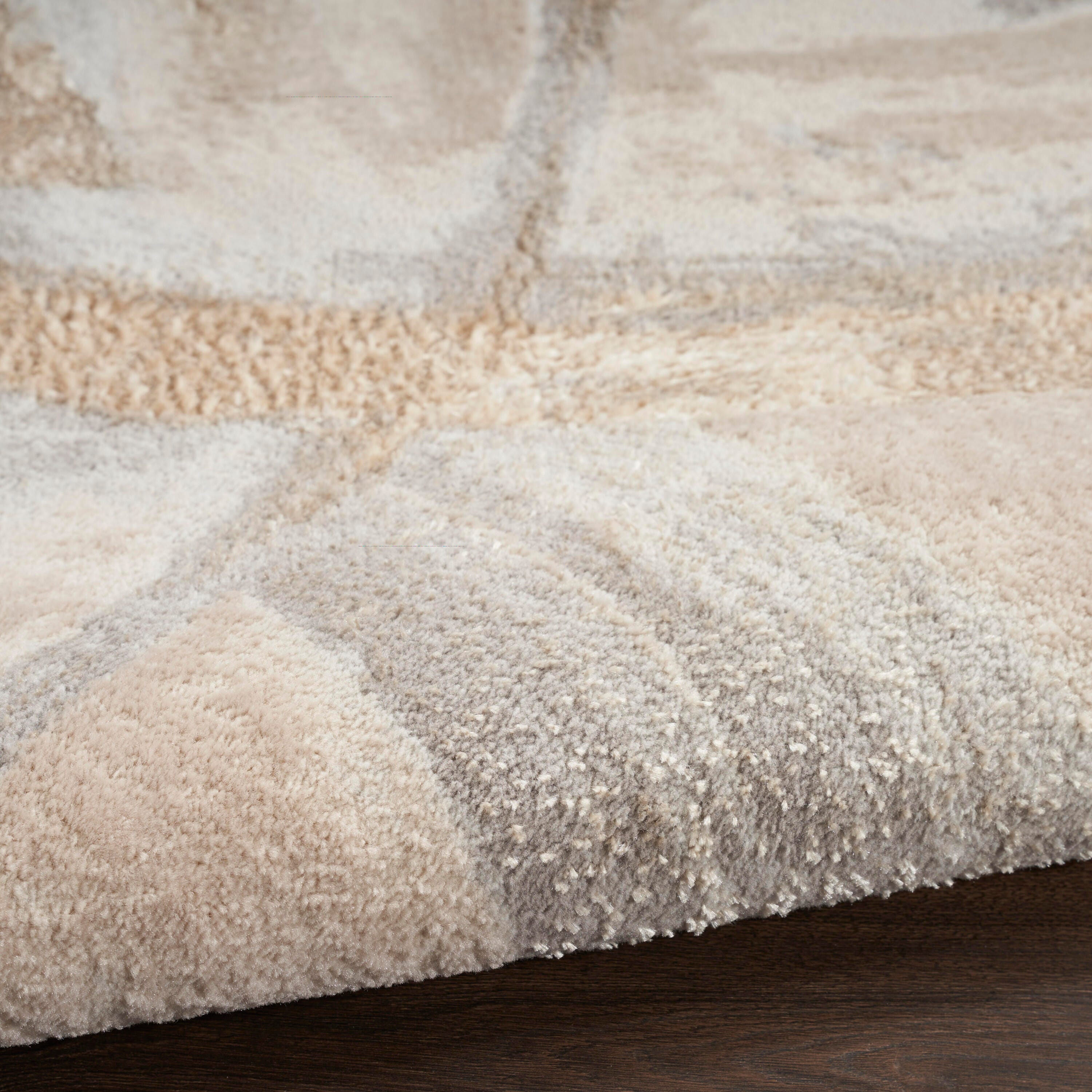 Nourison Home Brushstrokes 12' x 15' Area Rug, Beige/Gray, large