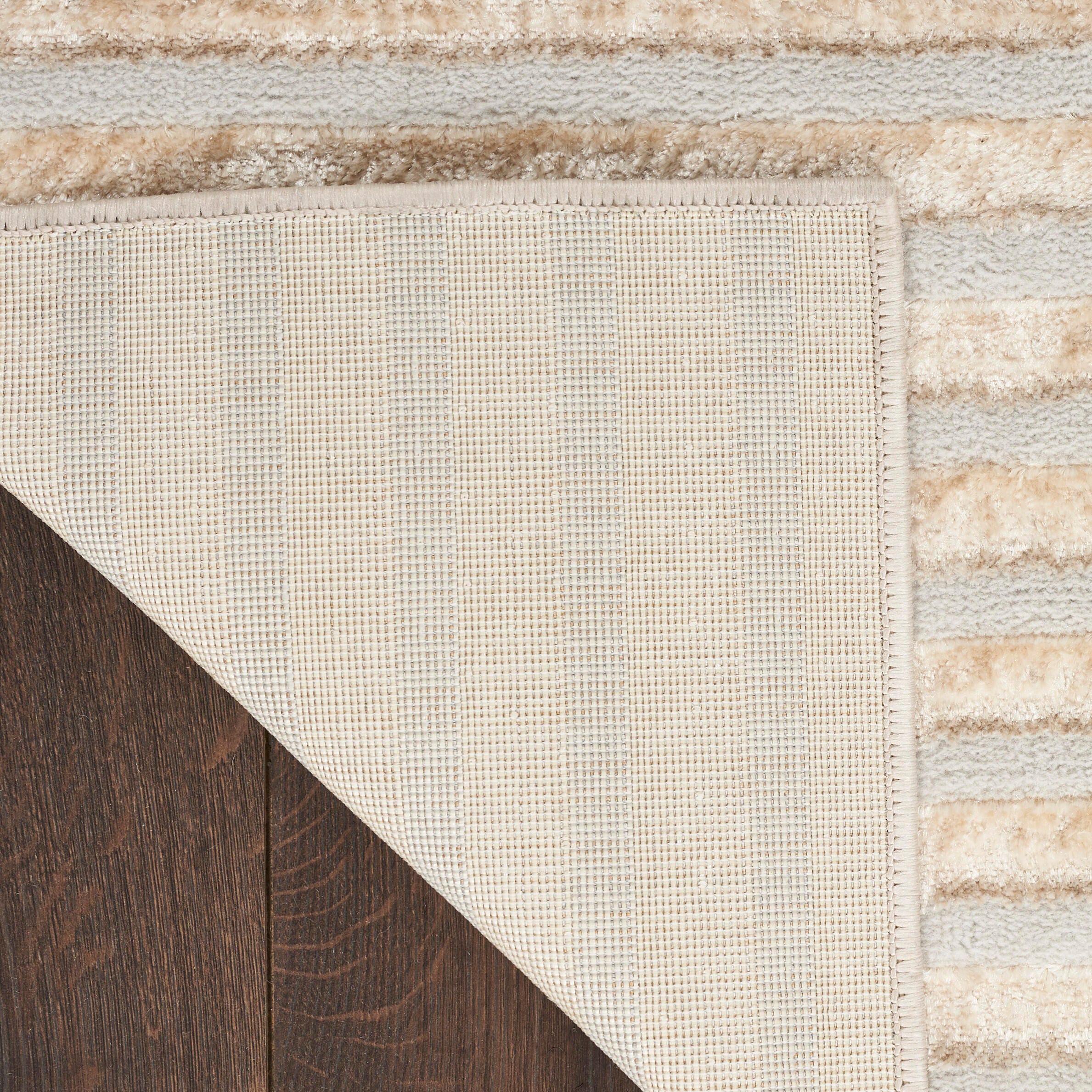 Nourison Home Brushstrokes 5'3" x 7'3" Area Rug, Beige/Silver, large
