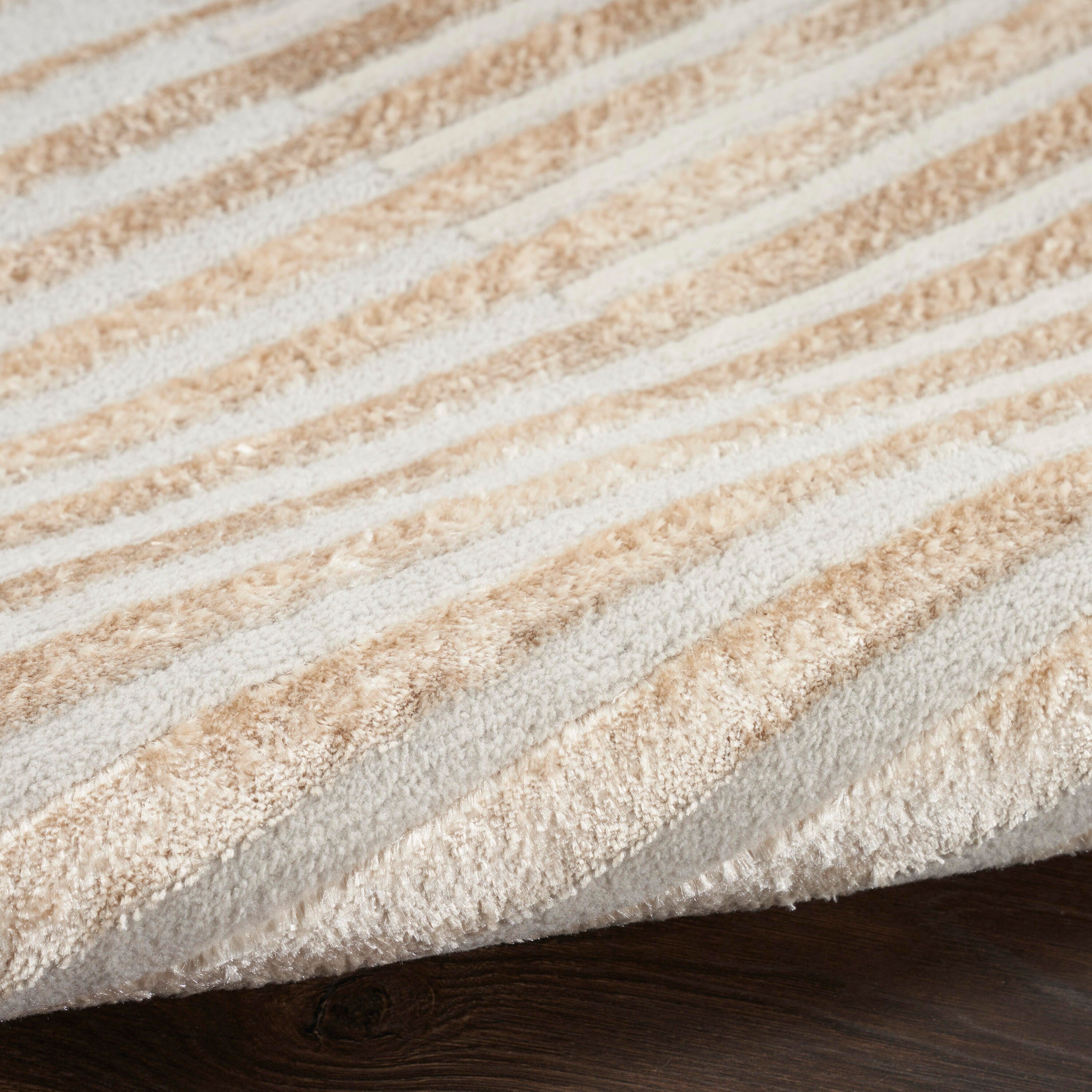 Nourison Home Brushstrokes 5'3" x 7'3" Area Rug, Beige/Silver, large