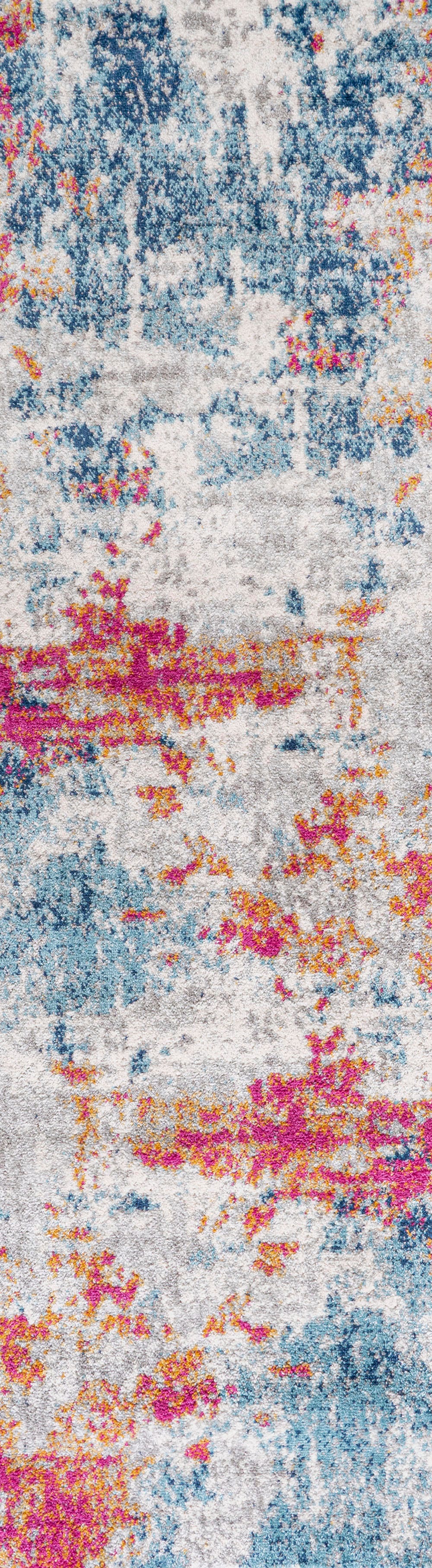 Jonathan Y Sunset Abstract Area Rug, Blue/Multi, large