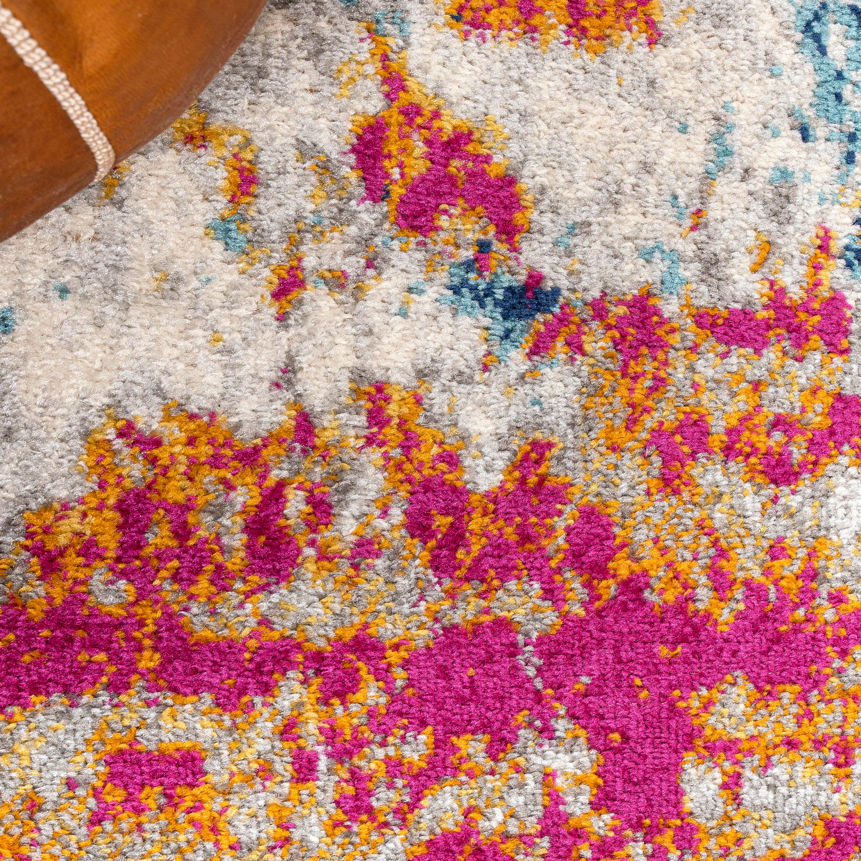 Jonathan Y Sunset Abstract Area Rug, Blue/Multi, large