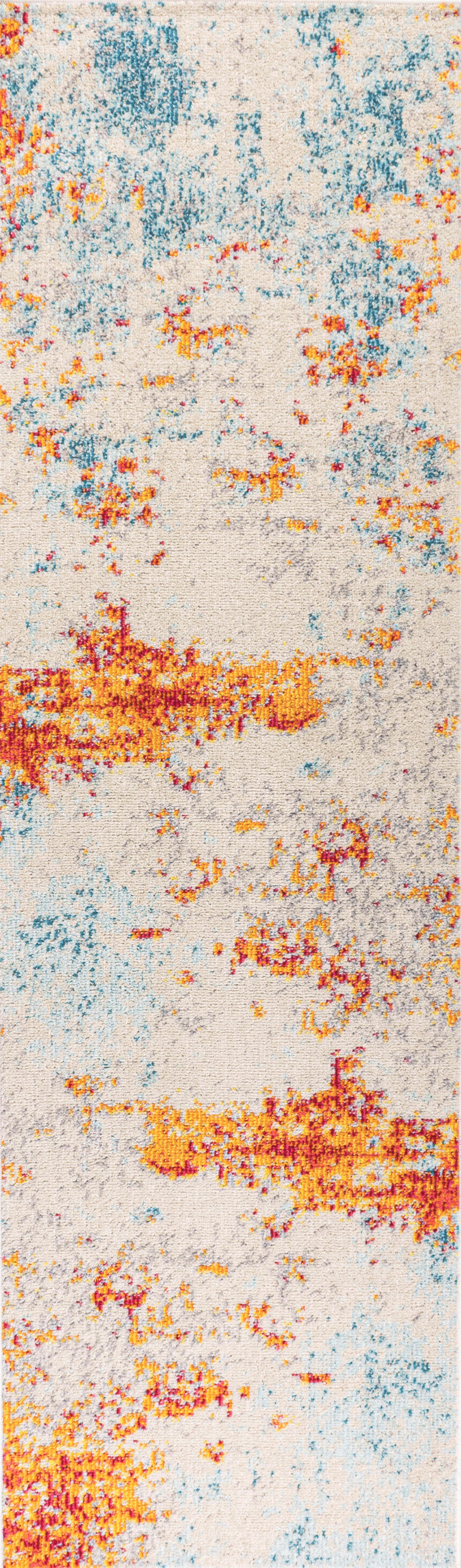 Jonathan Y Sunset Abstract Area Rug, Orange/Multi, large