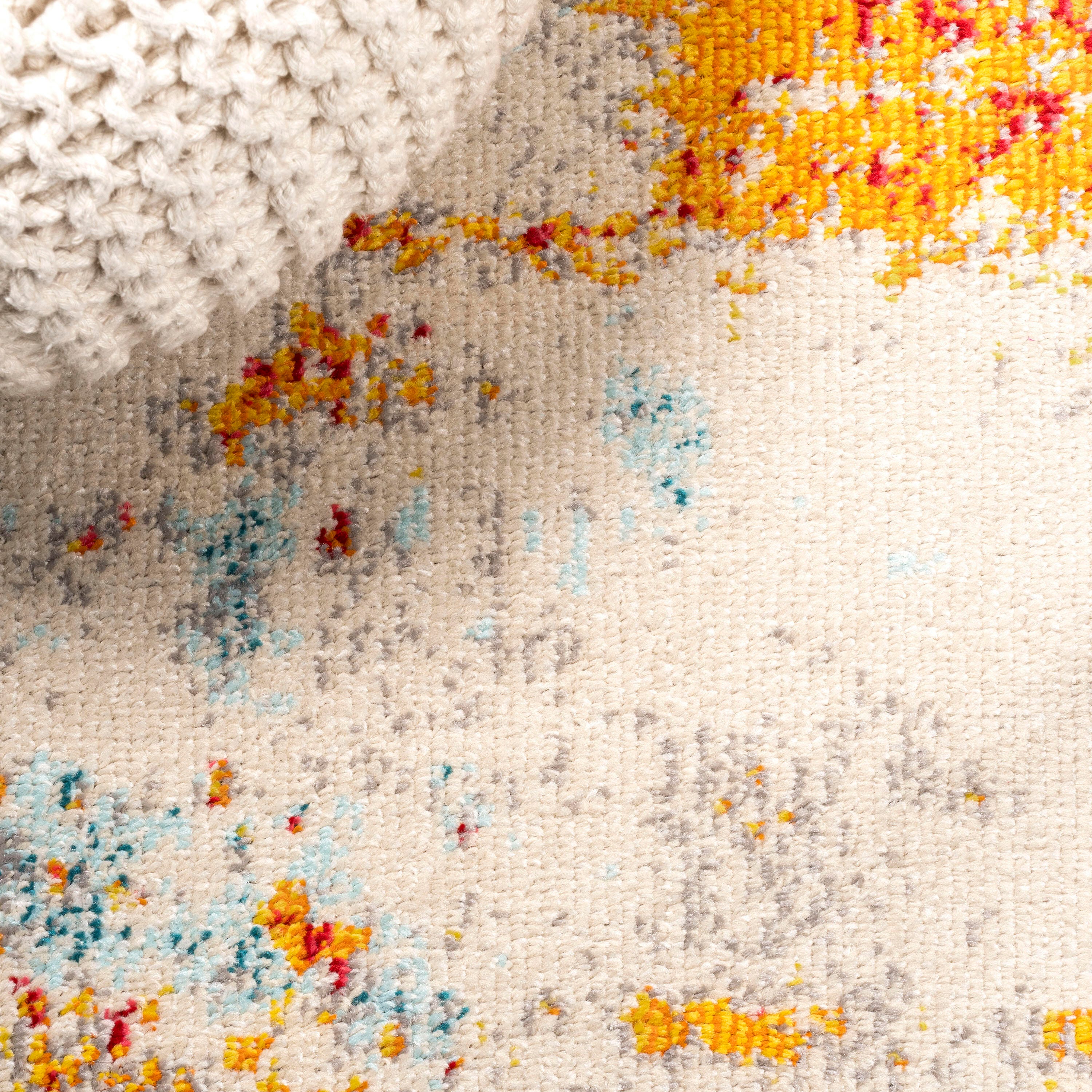 Jonathan Y Sunset Abstract Area Rug, Orange/Multi, large