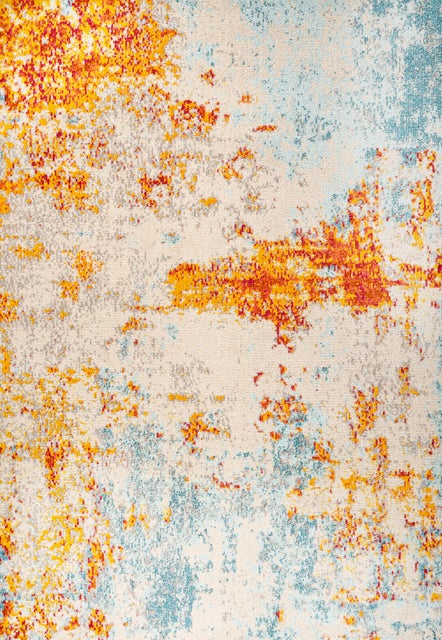 Jonathan Y Sunset Abstract Area Rug, Orange/Multi