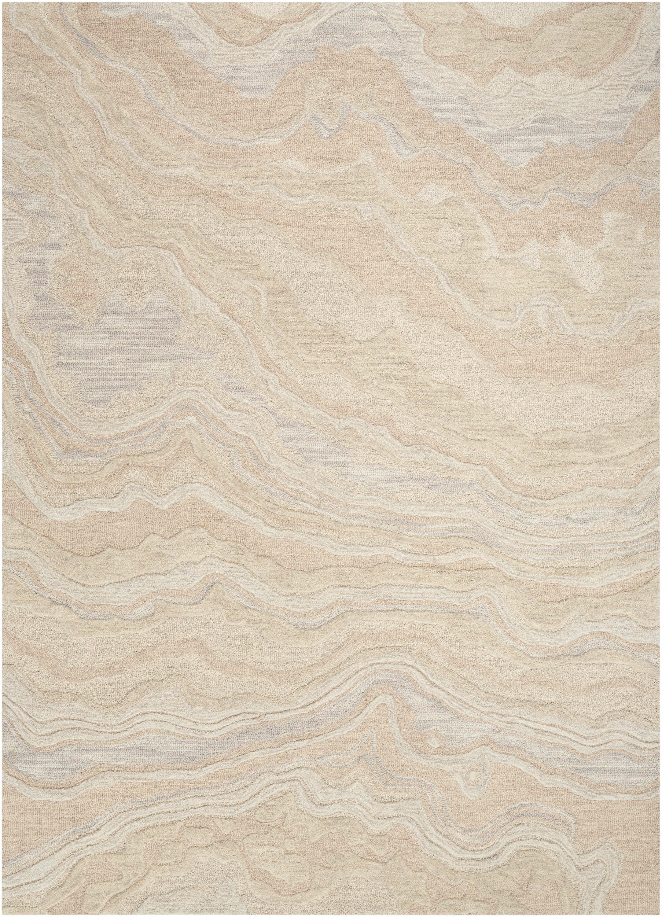 Nourison Home Graceful Area Rug 4' x 6', Beige, large