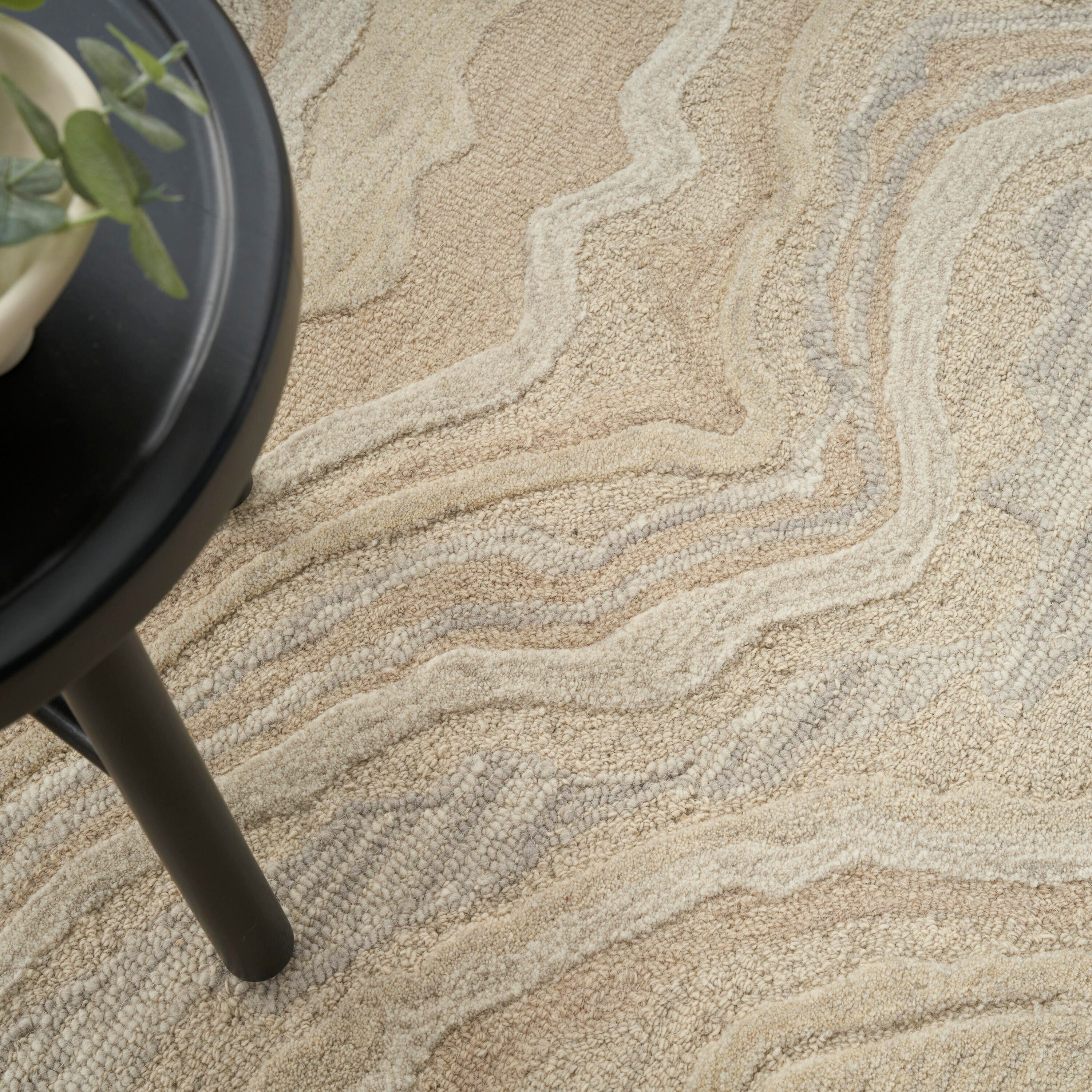 Nourison Home Graceful Area Rug 4' x 6', Beige, large