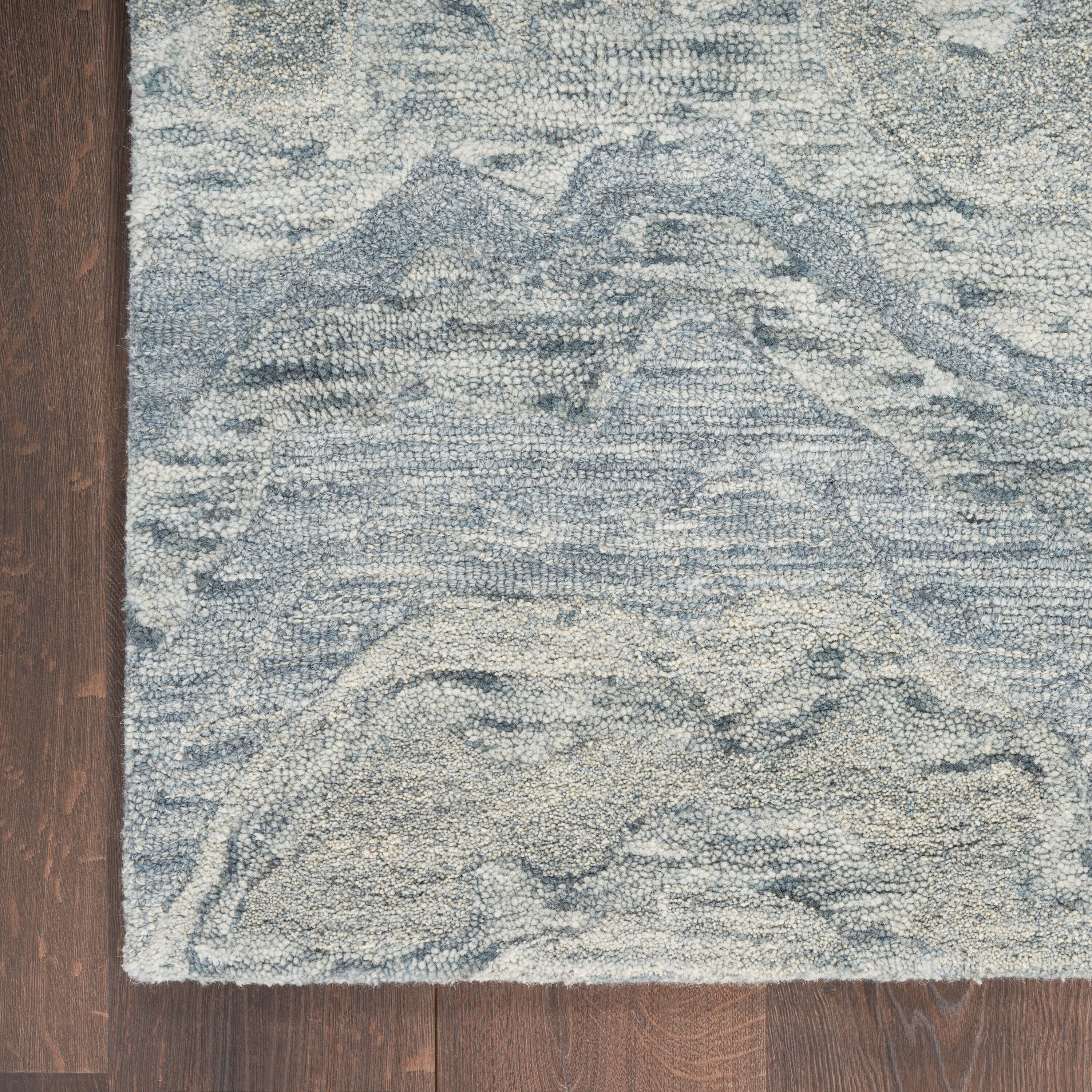 Nourison Home Graceful Area Rug 2' x 8', Blue, large
