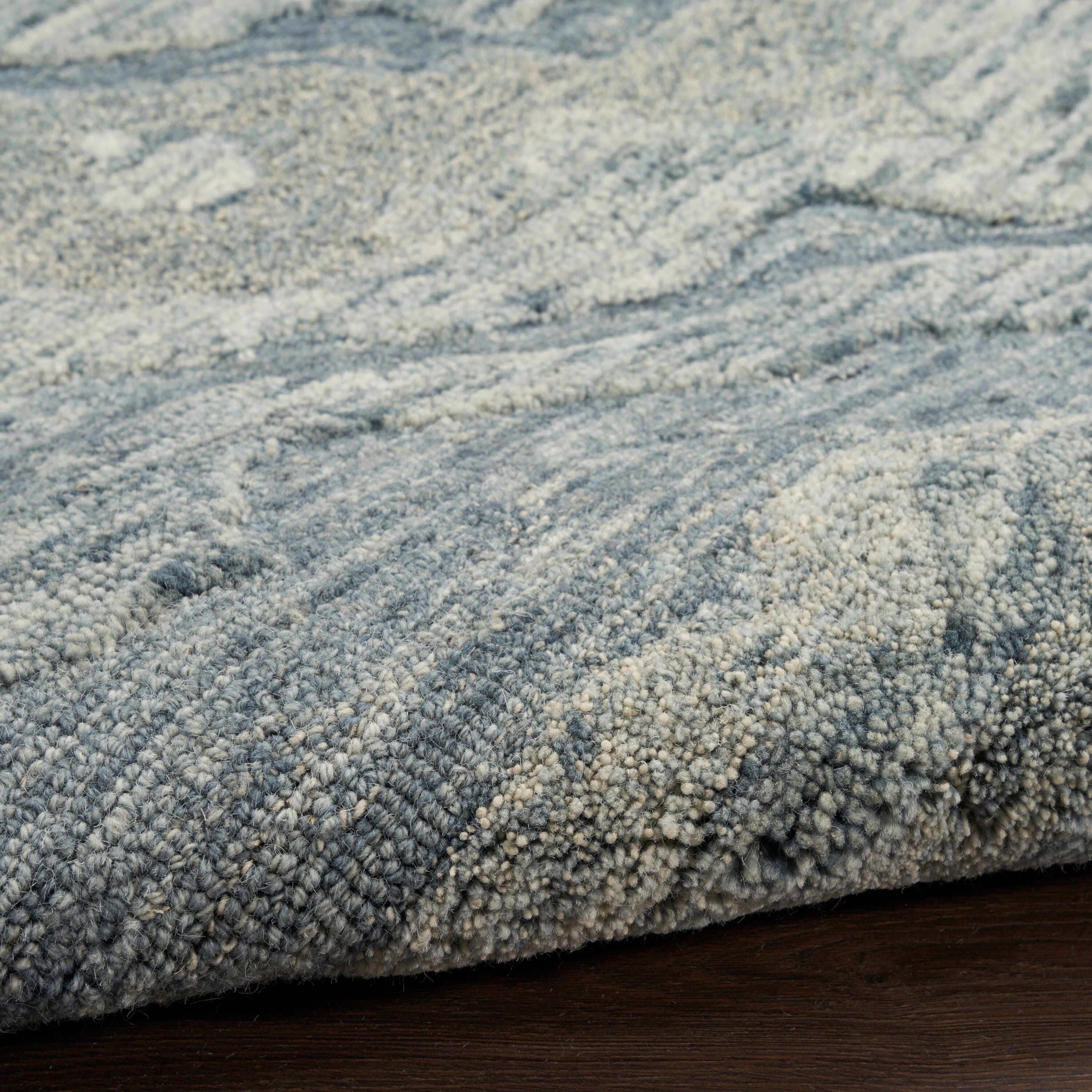 Nourison Home Graceful Area Rug 8' x 10', Blue, large