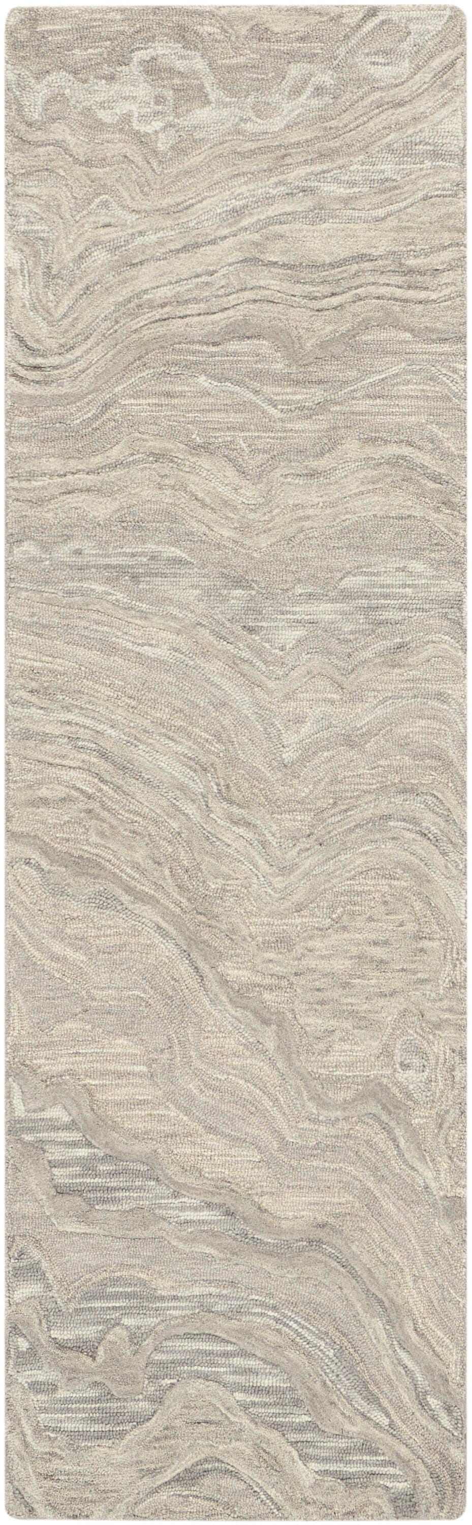 Nourison Home Graceful Area Rug 2' x 8', Gray, large