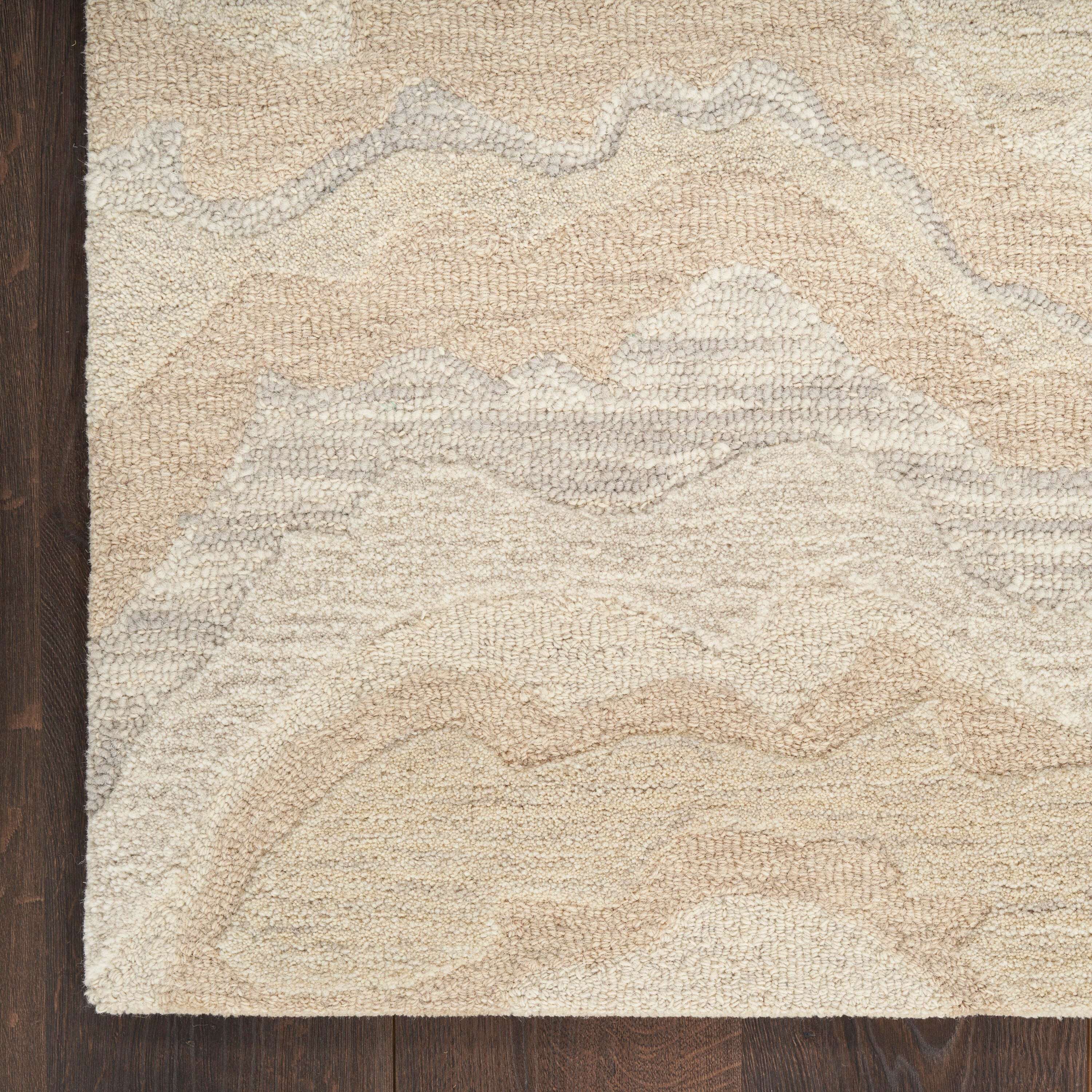 Nourison Home Graceful Area Rug 2' x 8', Beige, large