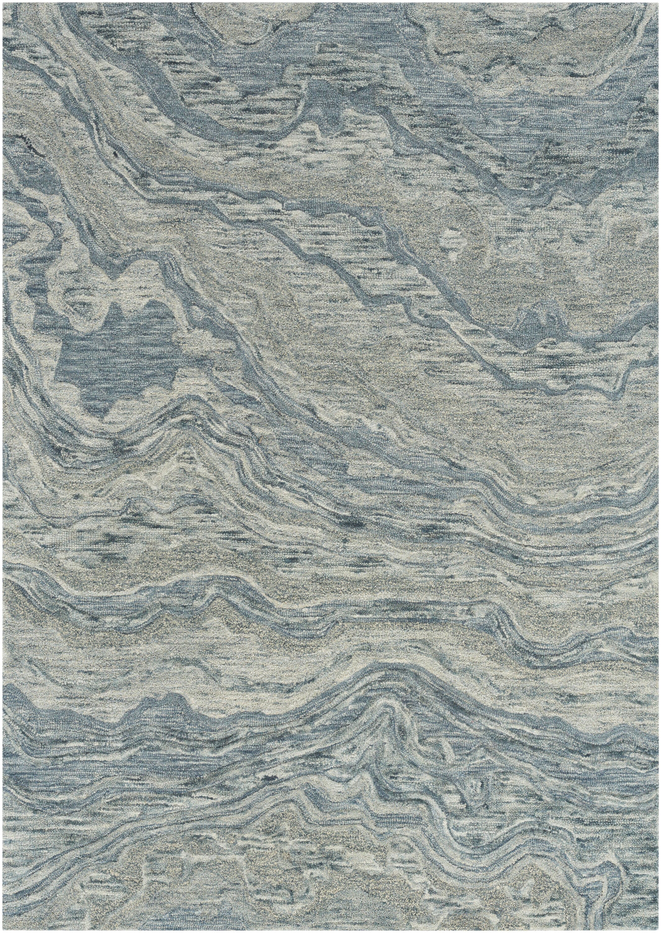 Nourison Home Graceful Area Rug 5' x 7', Blue, large