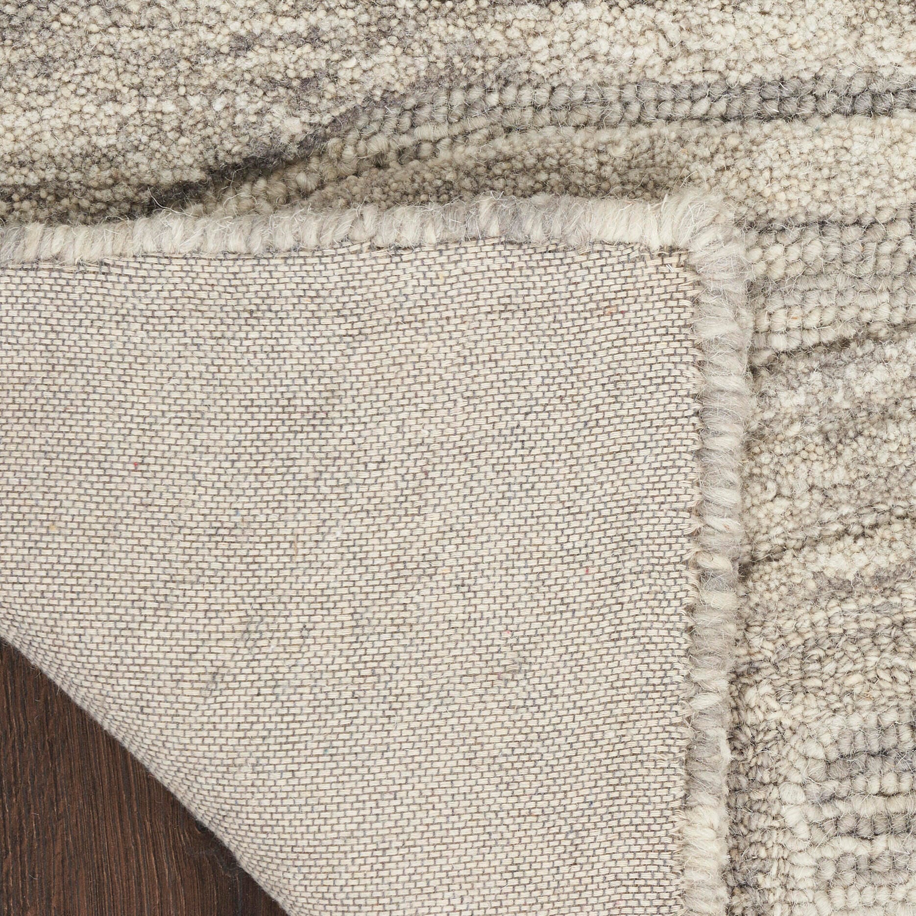 Nourison Home Graceful Area Rug 9' x 12', Gray, large