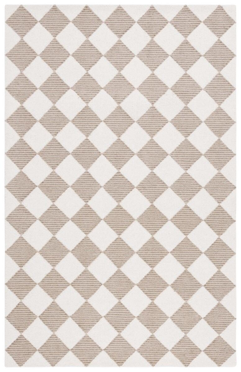 Safavieh Martha Stewart Collection Geometric  4' x 6' Area Rug, Natural/Beige, large