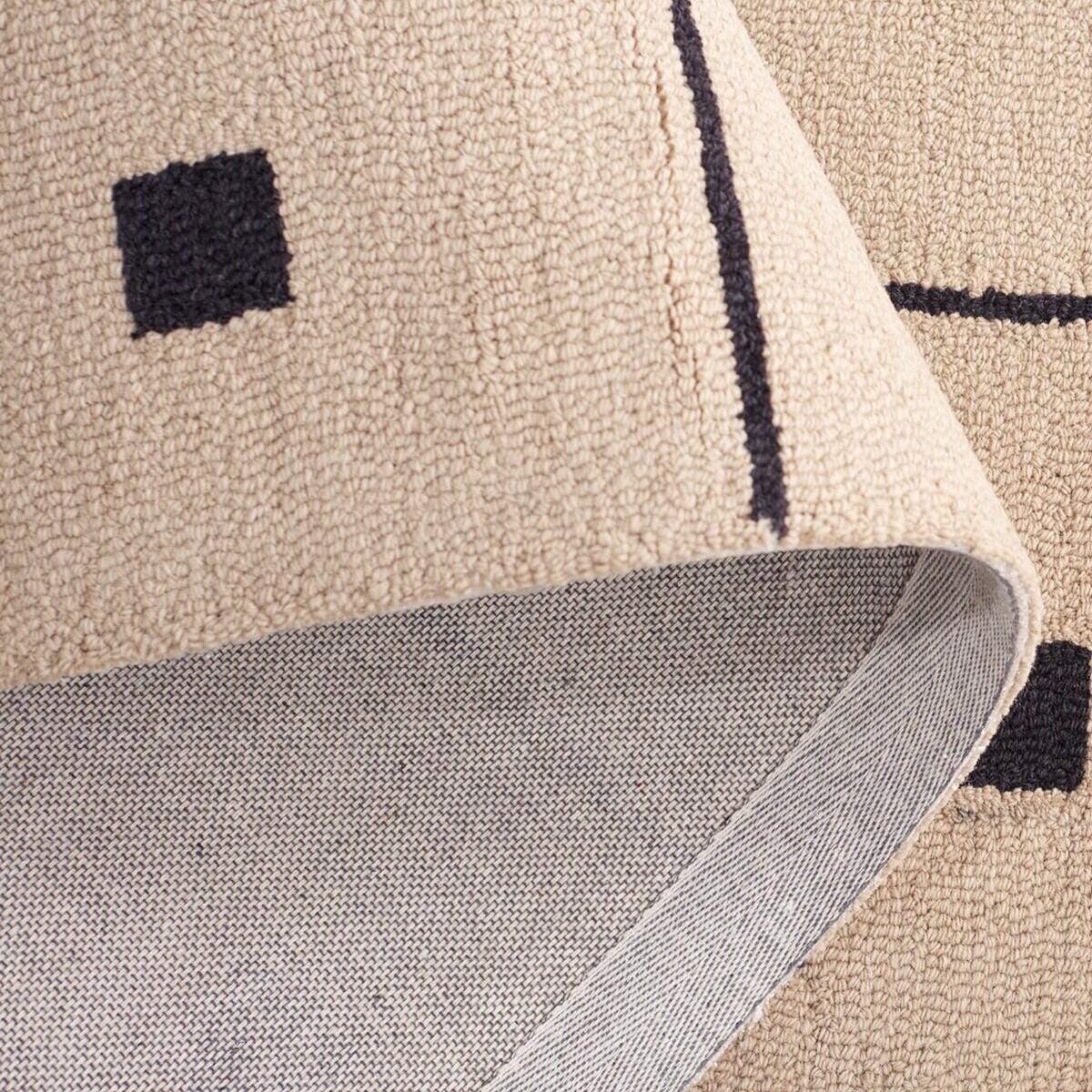 Safavieh Martha Stewart Collection Checkered 5' x 8' Area Rug, Beige/Black, large