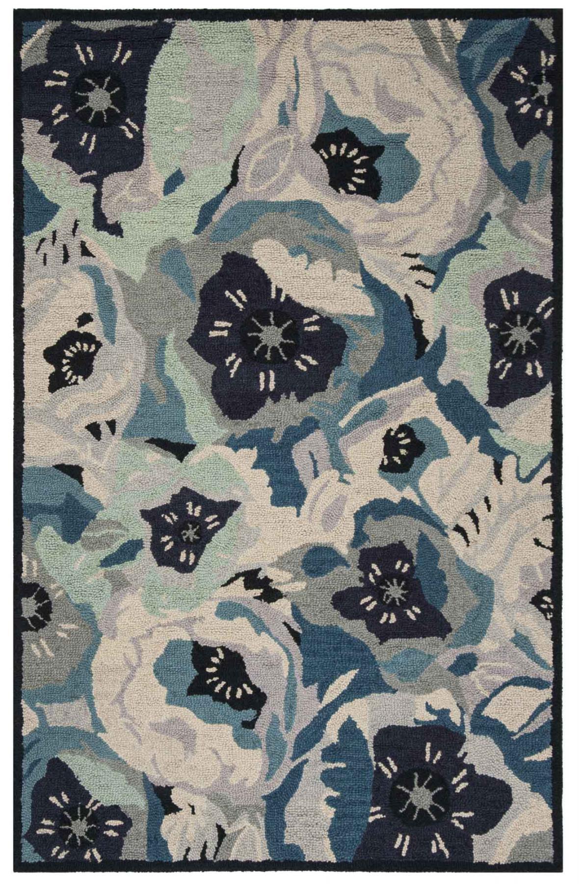 Safavieh Martha Stewart Collection Floral 9' x 12' Area Rug, Blue, large