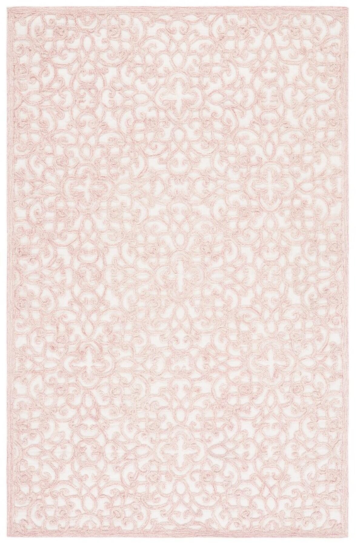 Safavieh Martha Stewart Collection High-Low 4' x 6' Area Rug, Ivory/Pink, large