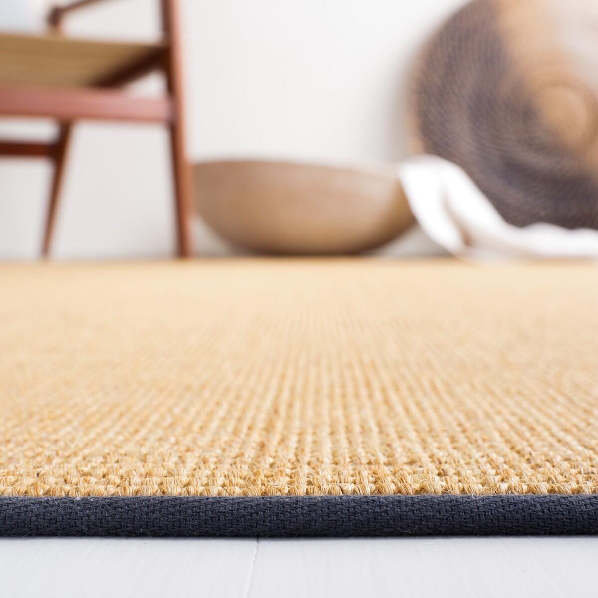 Safavieh Martha Stewart Collection Solid 5' x 7' Area Rug, Natural/Gray, large